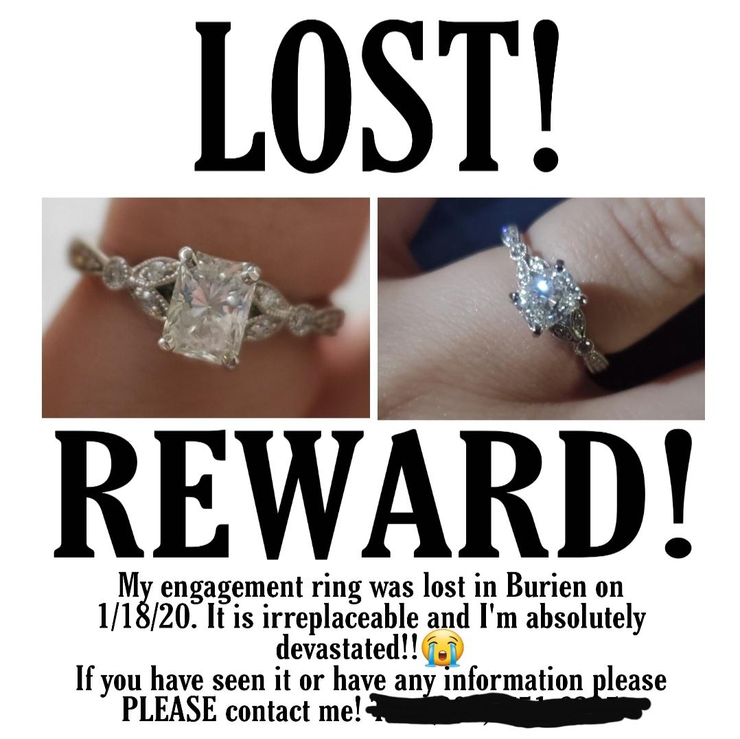 LOST ENGAGEMENT RING r/Seattle