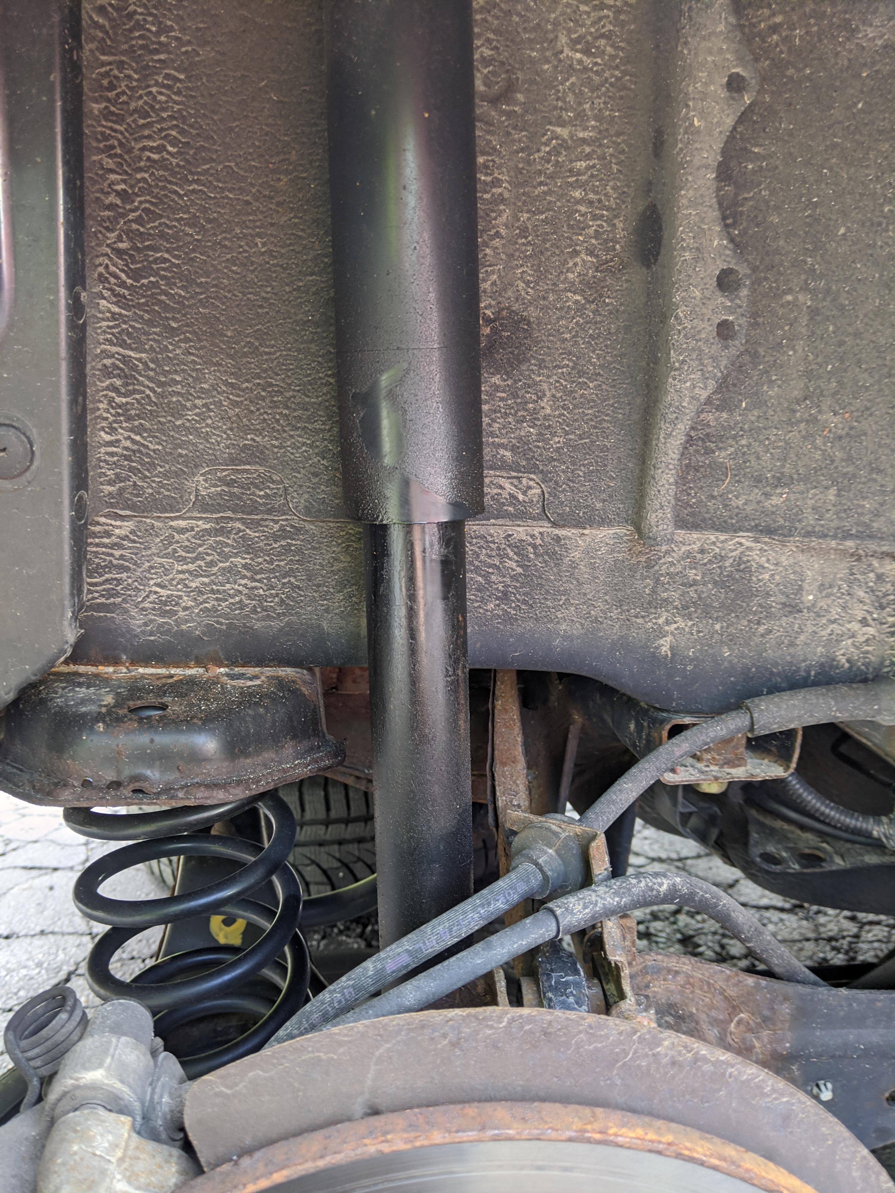 2010 Mazda 3 2.5L Rear shock absorber leaking r/MechanicAdvice