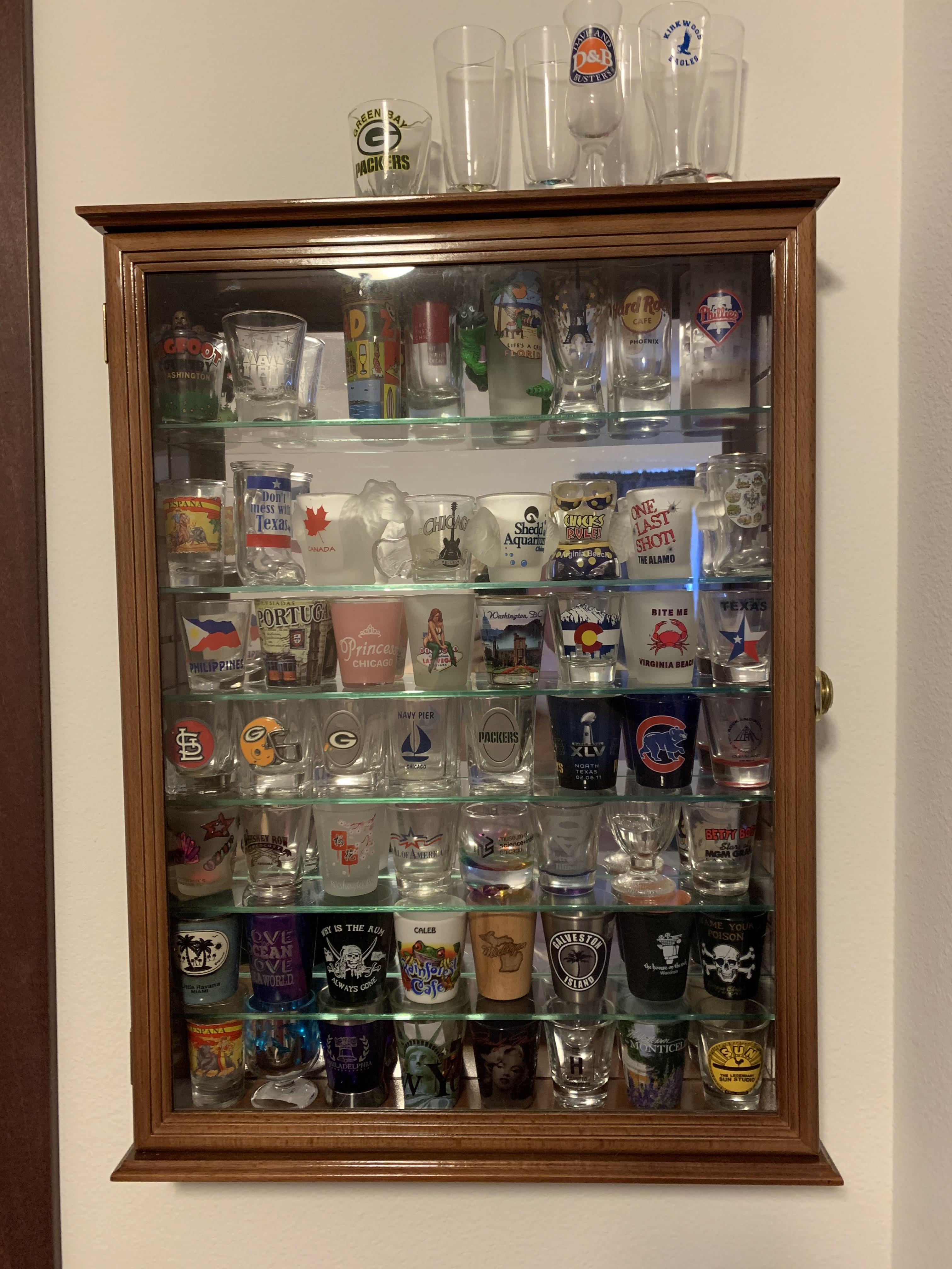 People started buying me shot glasses r/CoolCollections