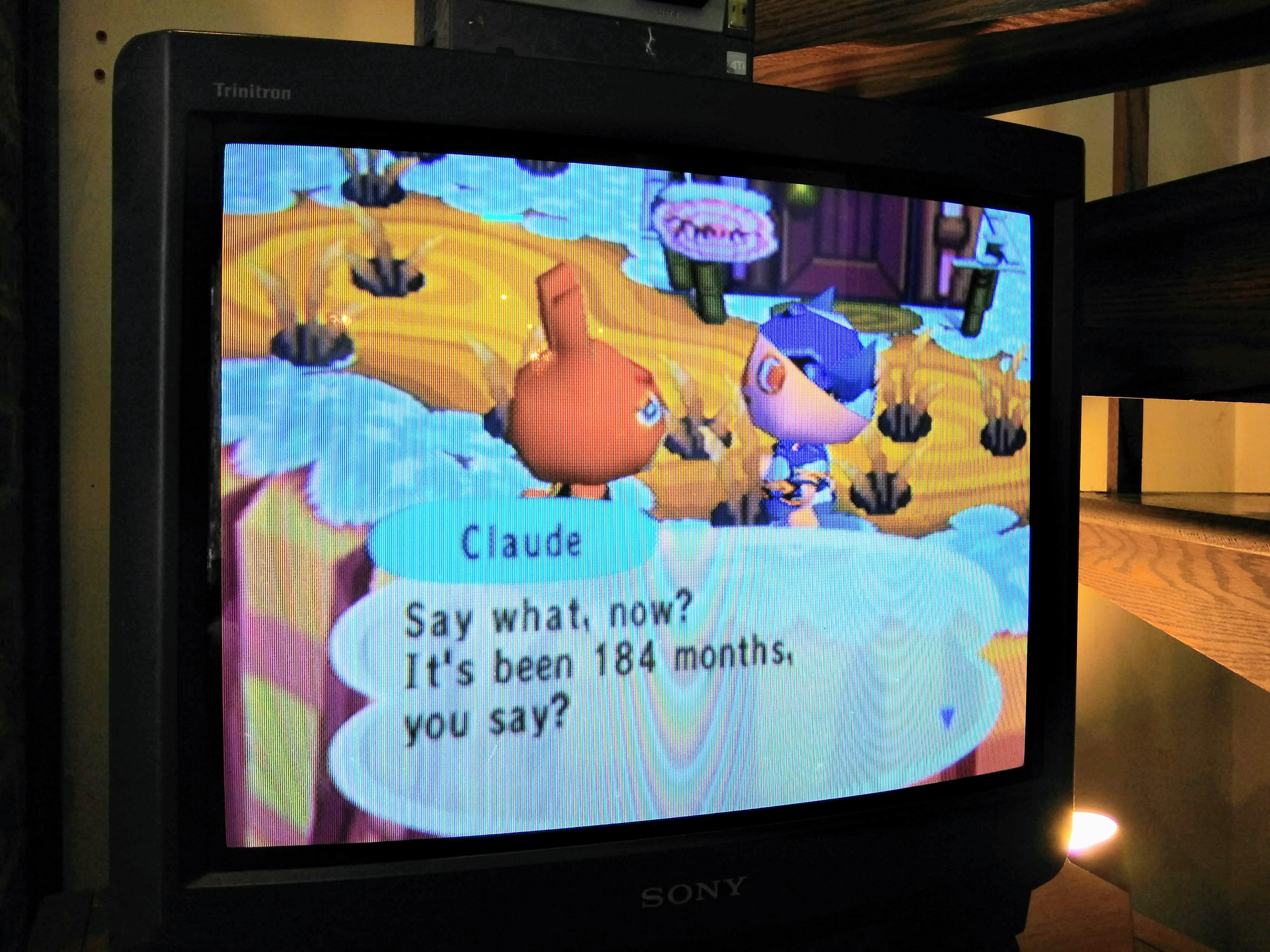 I dug out the GameCube Animal Crossing to get the hype train rolling