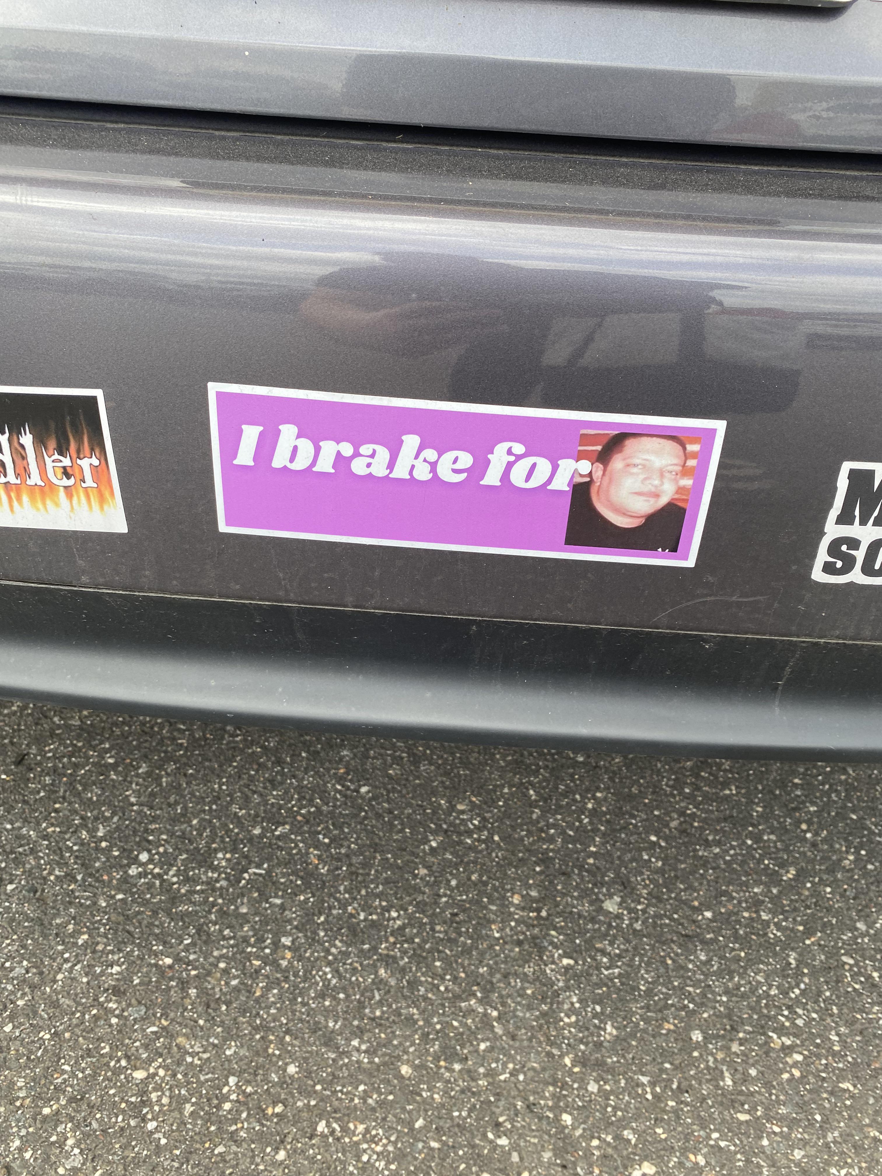 Saw this on a car today in Lake Grove, New York. If you’re in here