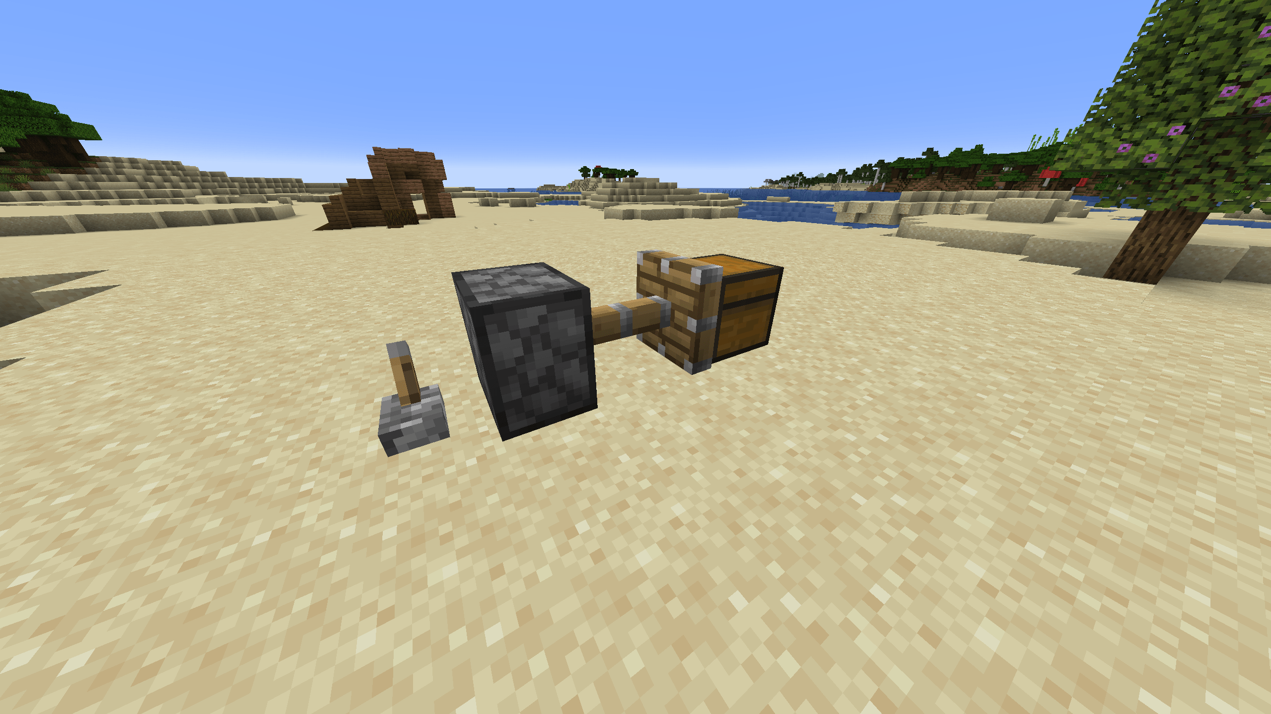 One of the votes is movable block entities! Unfortunately, the chest