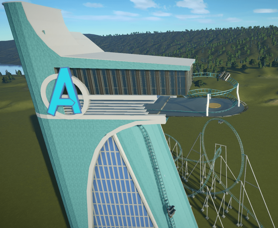 The very first step in what will one day be a Marvel theme park. r