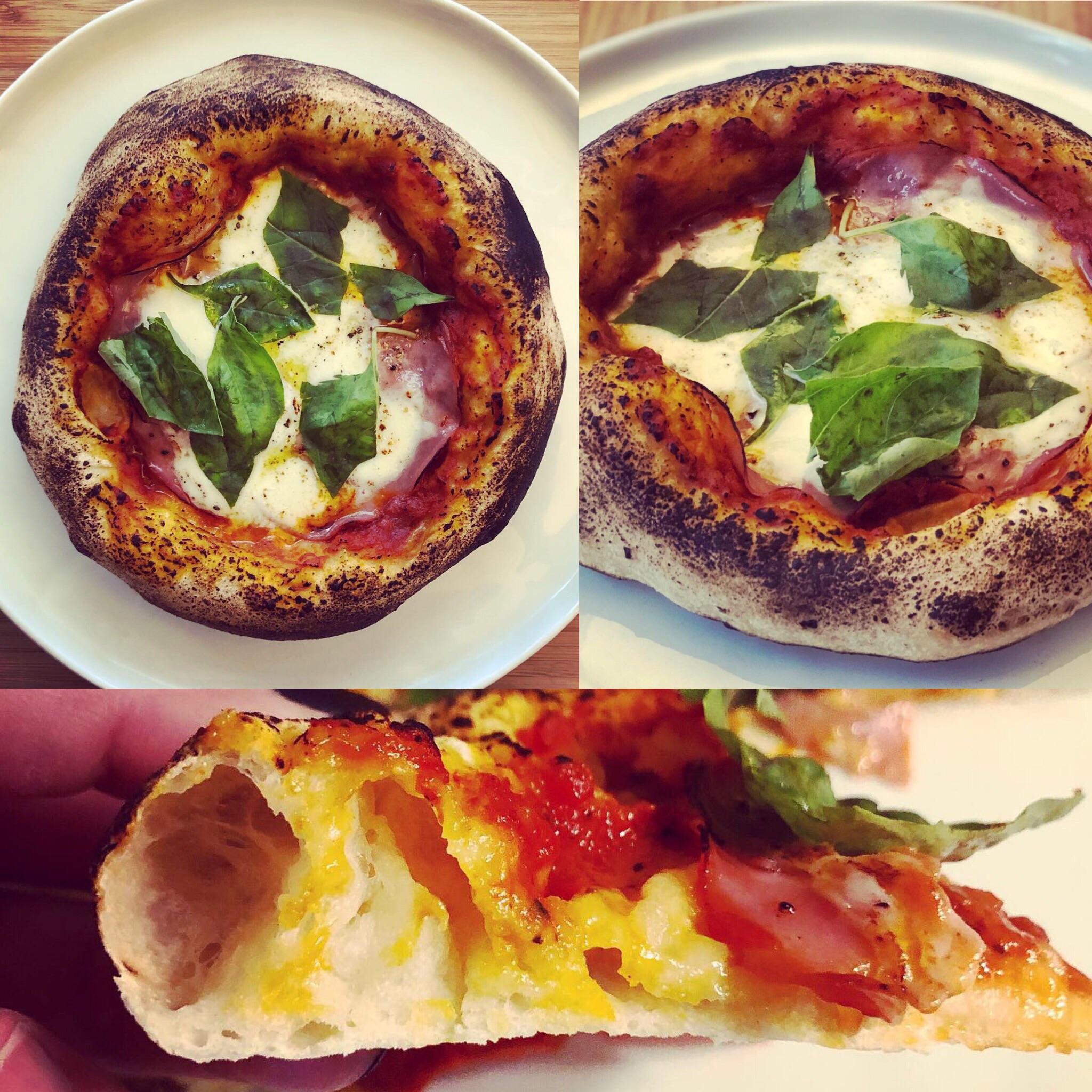 [homemade] Mortadella, mozzarella, and tomato sauce pizza r/Pizza