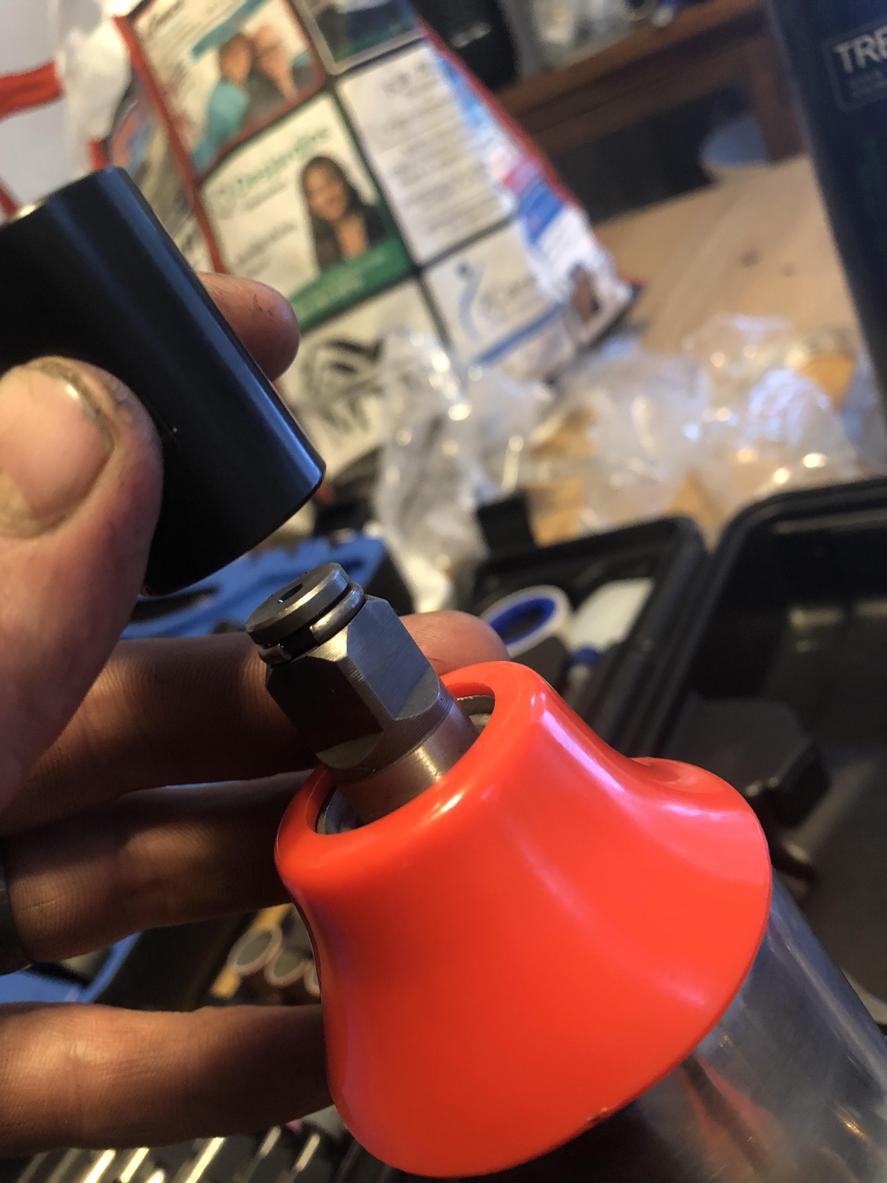 Socket that came with kit won’t fit into impact everything is 1/2” how