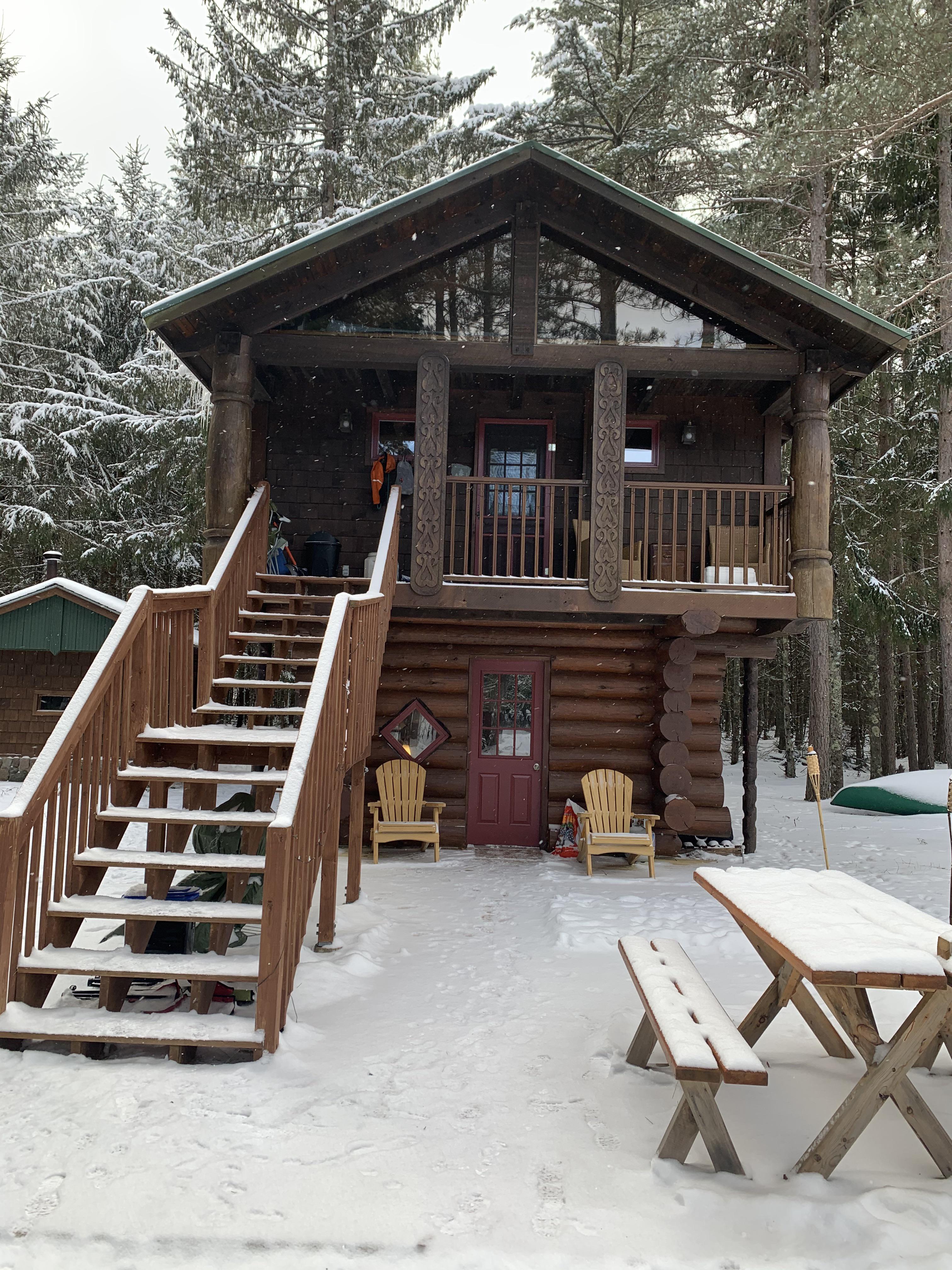 Our 26 acres and cozy cabin in WI r/OffGridCabins
