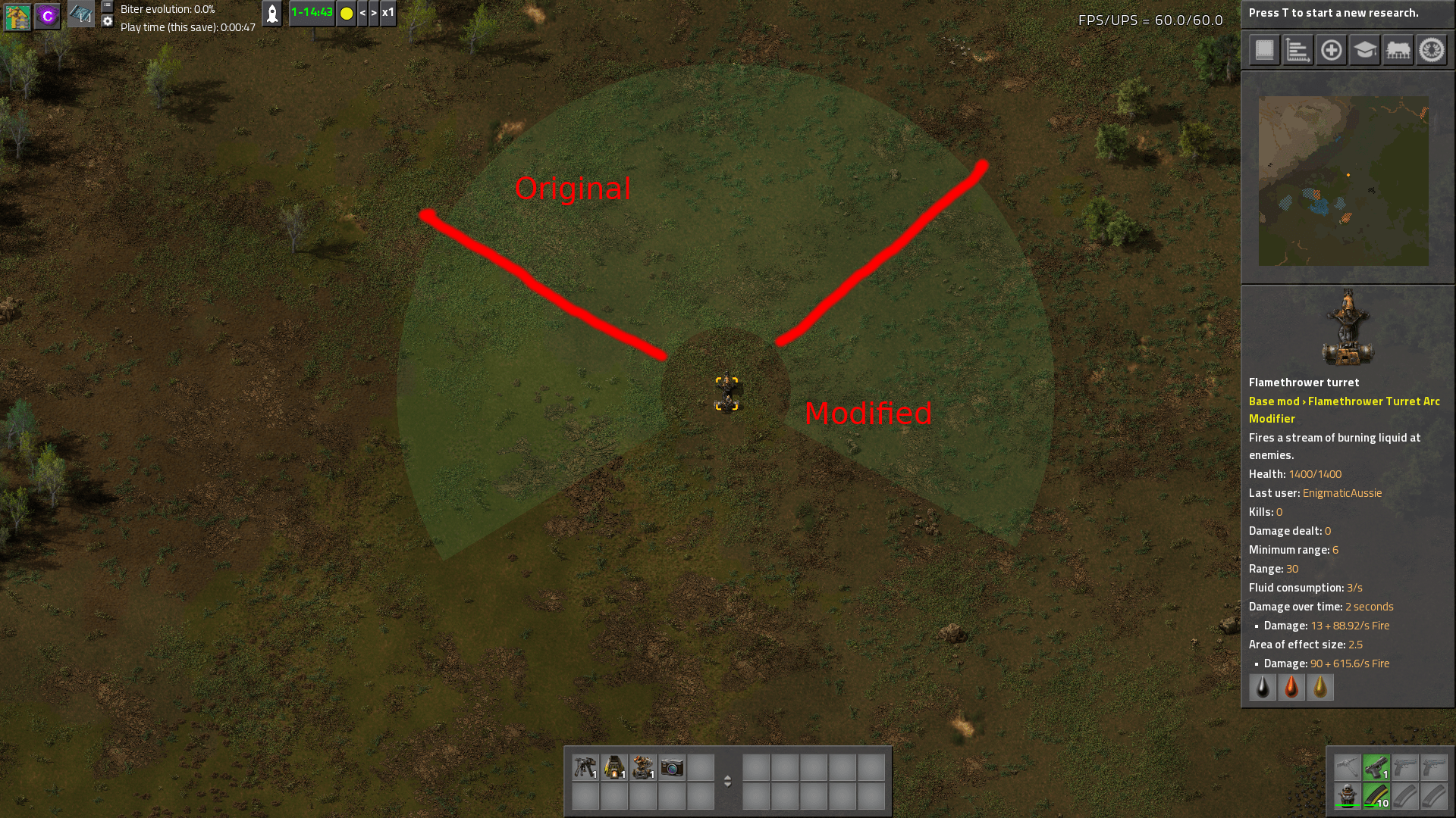 Modding Help Flamethrower Turrets r/factorio