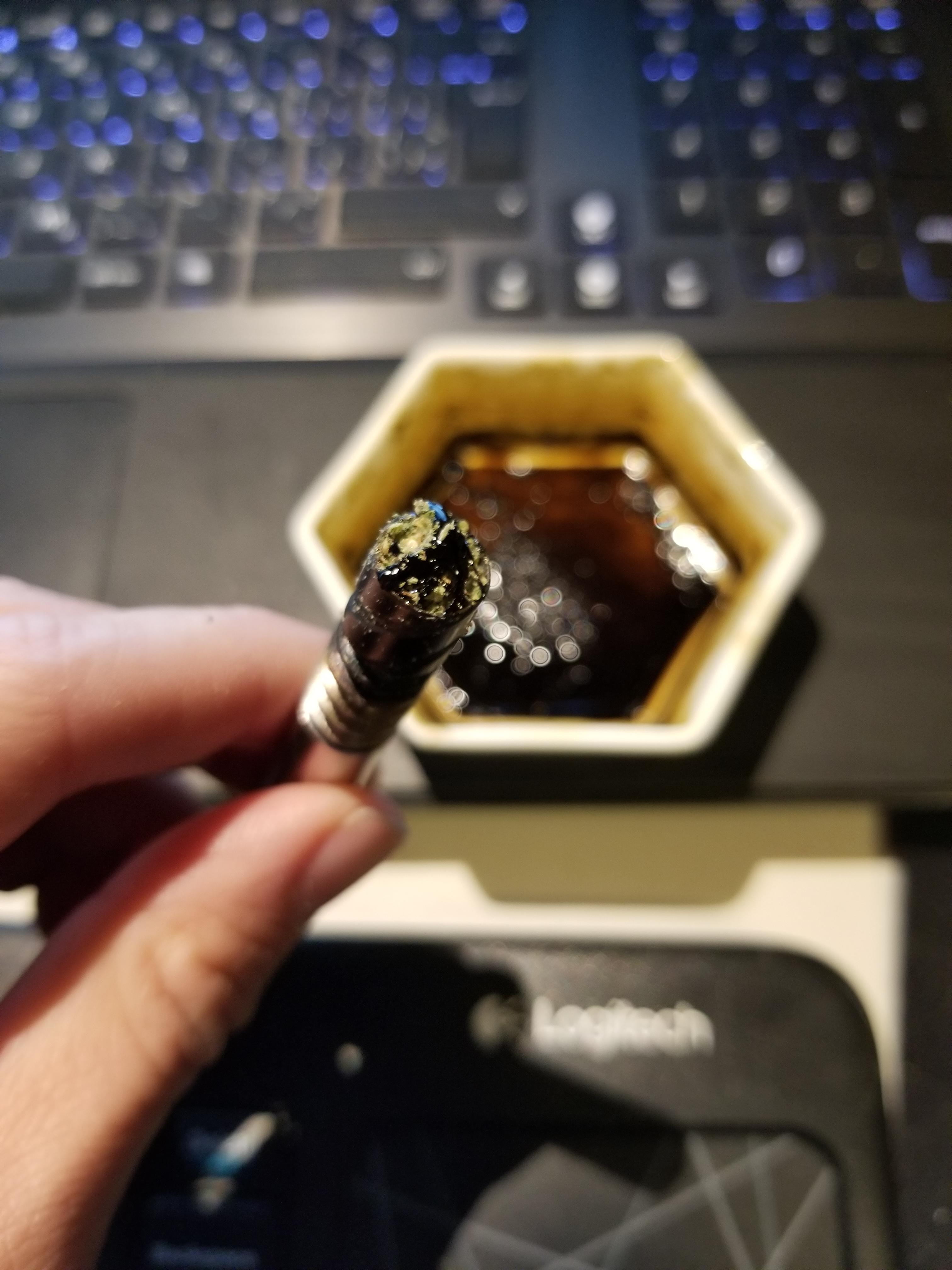 Quick wash ethanol (everclear 95) about 1/2c of abv, and was left with