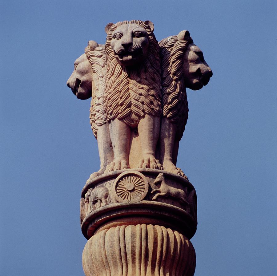 Emperor Ashoka 's 4 Lions Pillar, that 2000 years later became the national emblem of India, 280