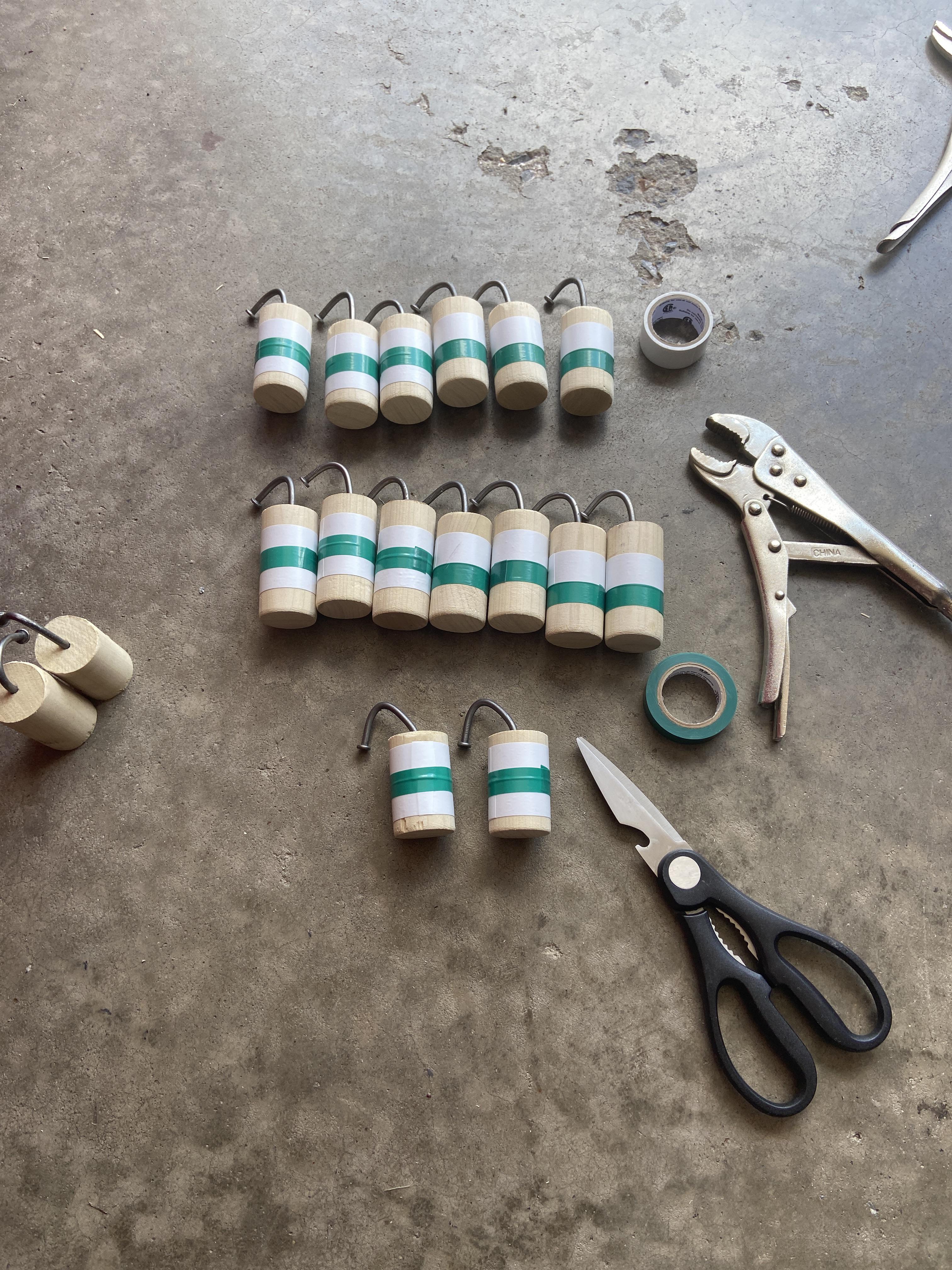 Got bored so a made a bunch of cherry bomb door chocks for my FD r