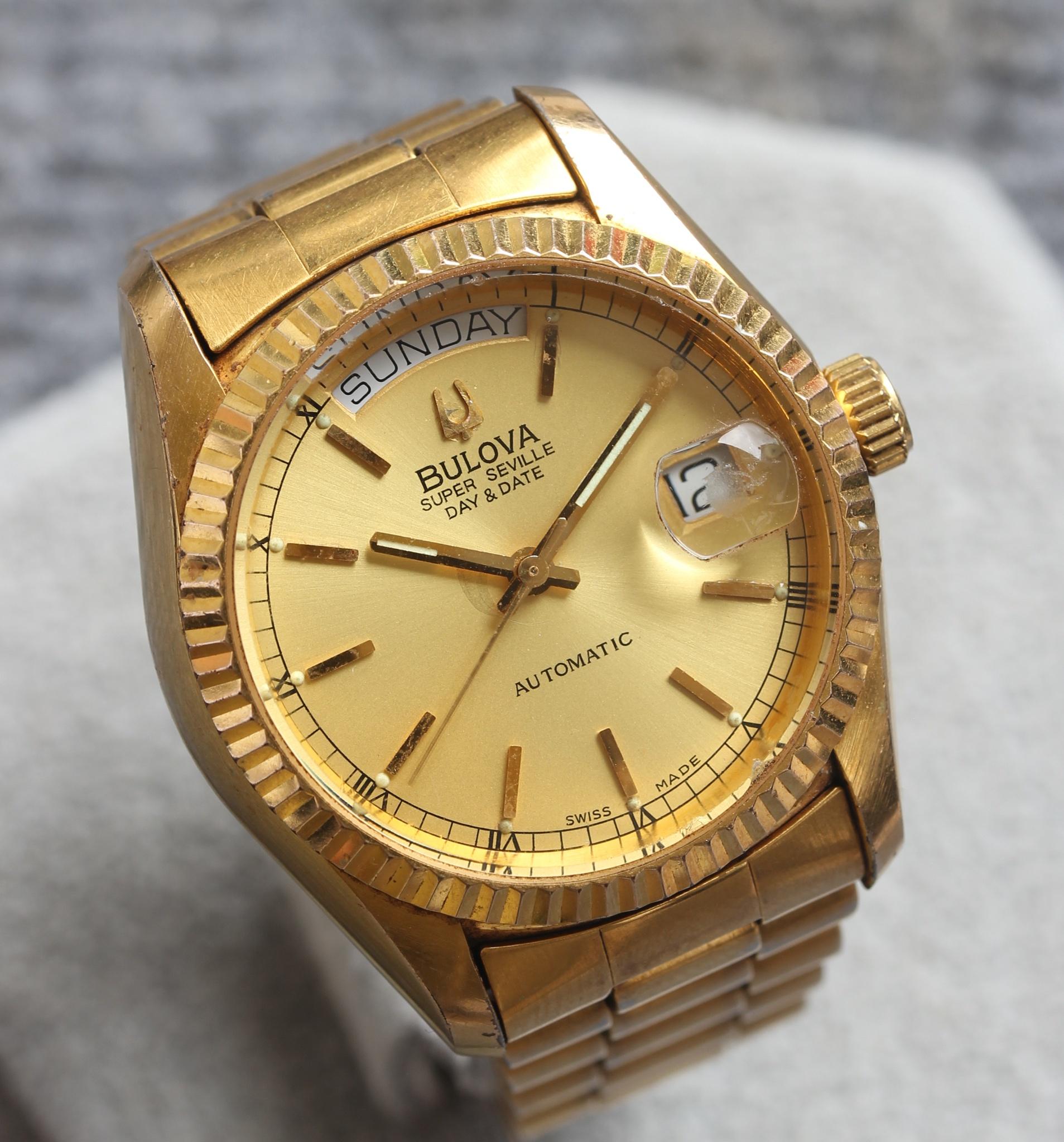 [WTS] Bulova Super Seville DayDate Gold Plated 340 Watchexchange