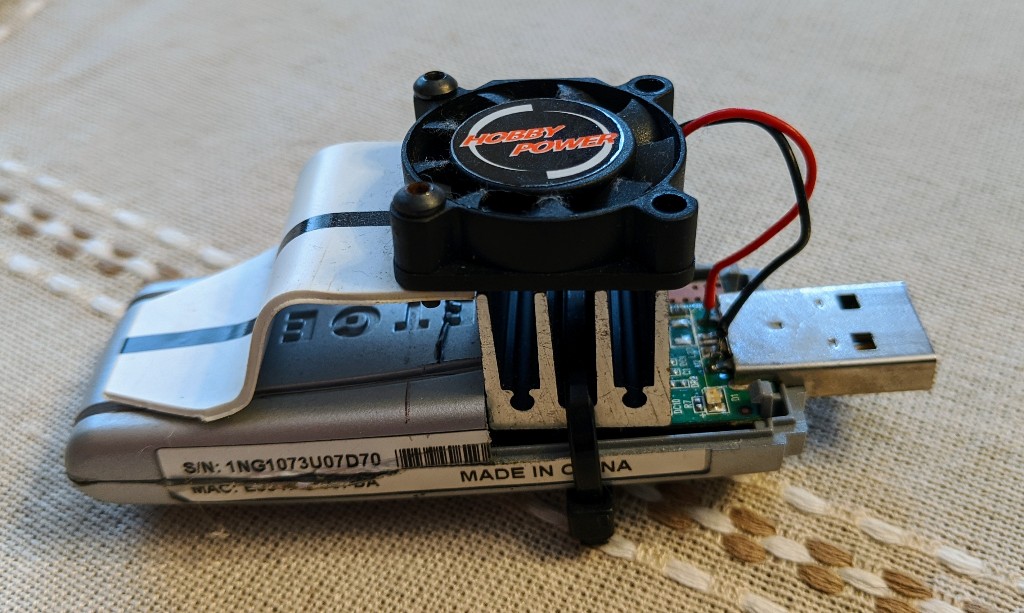 WIFI dongle seemed to be overheating. Easy fix