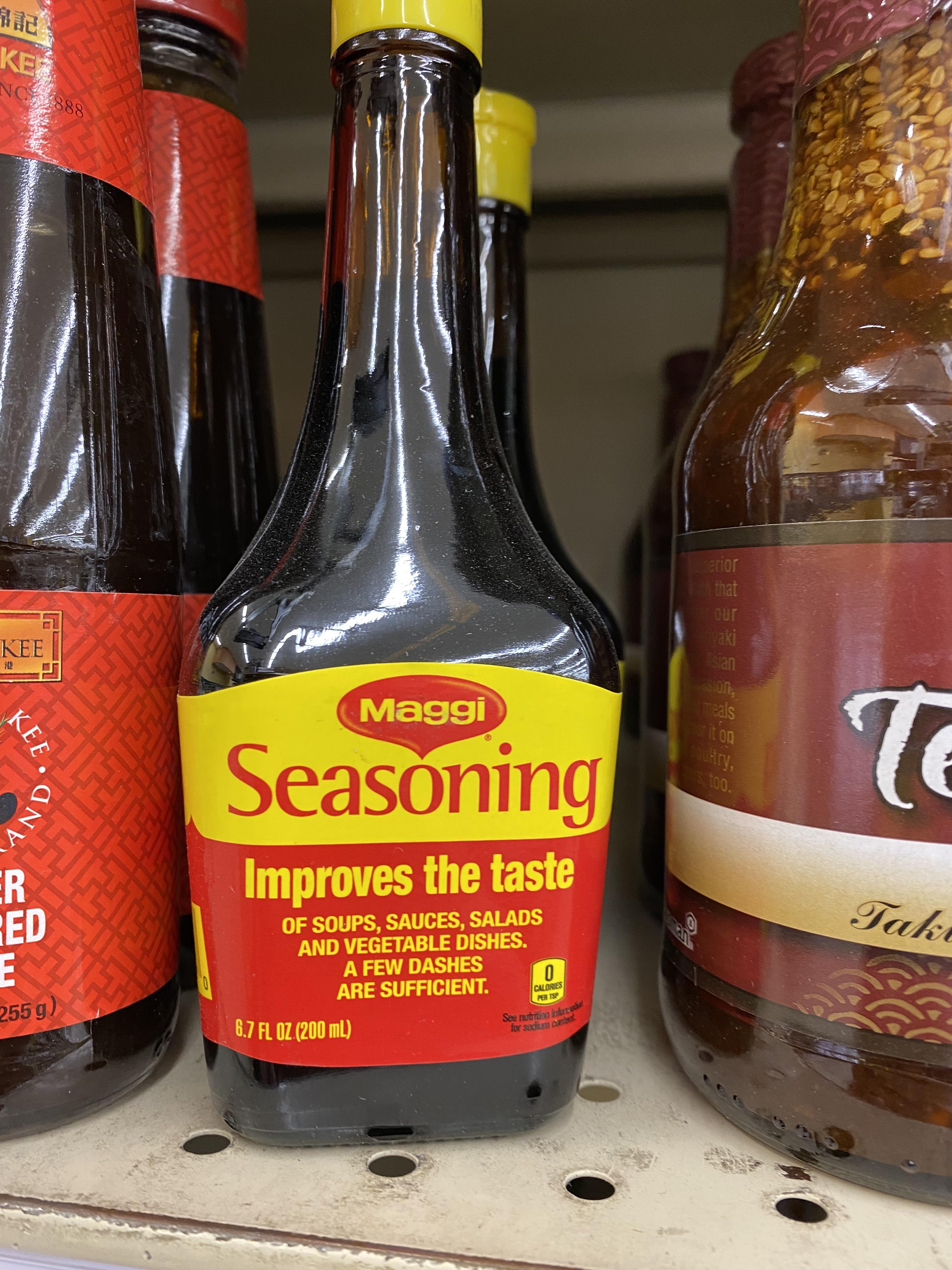 this "seasoning" sauce I found at the grocery store. r/mildlyinteresting
