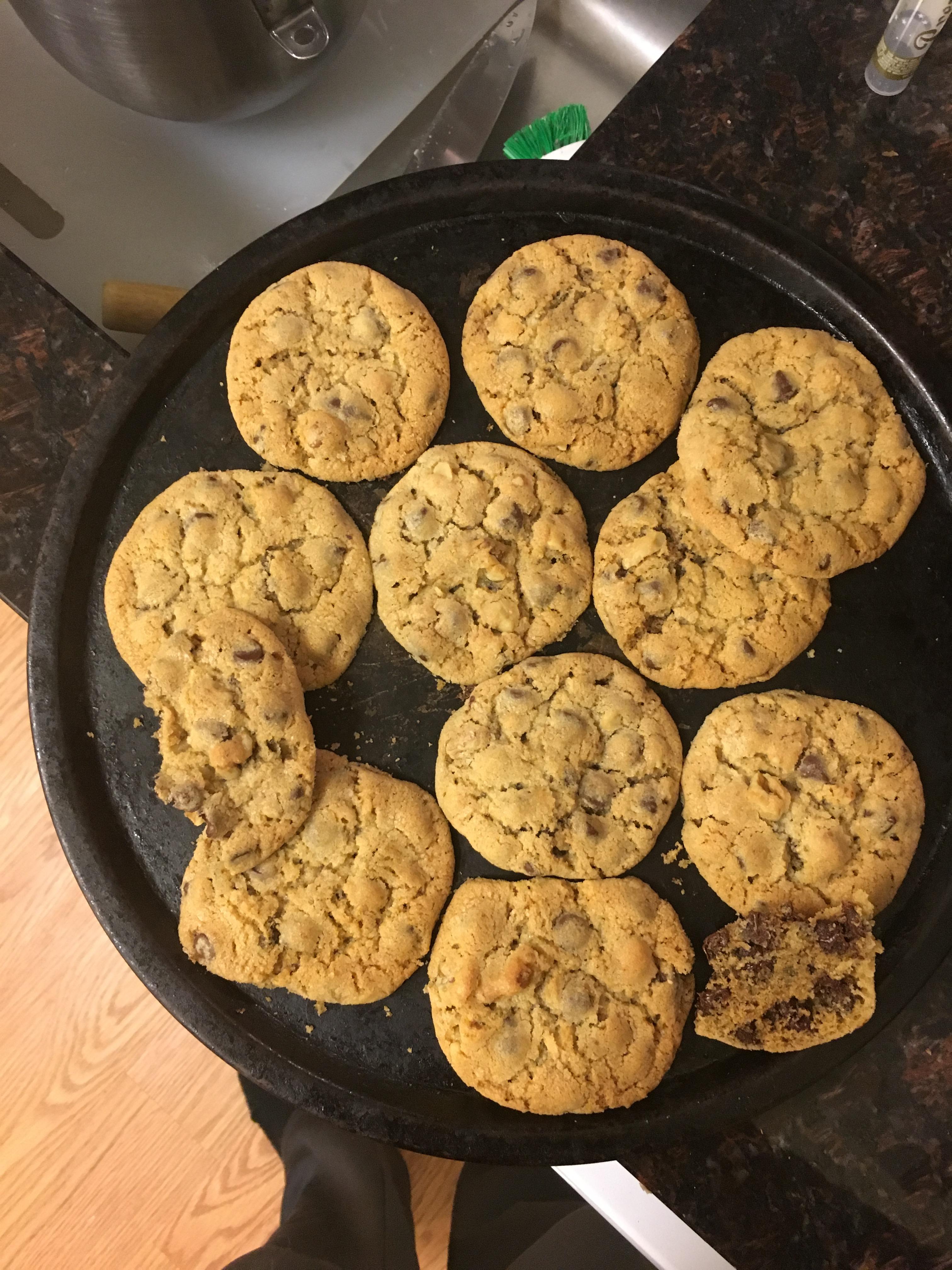 first time making cookies, they didnt turn out how i like them... r