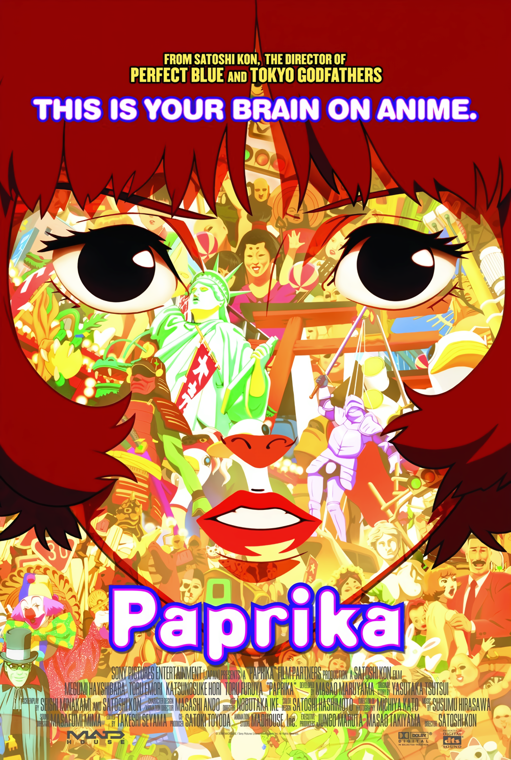 'Paprika' (2006) This animated film by Satoshi Kon had a budget of 2