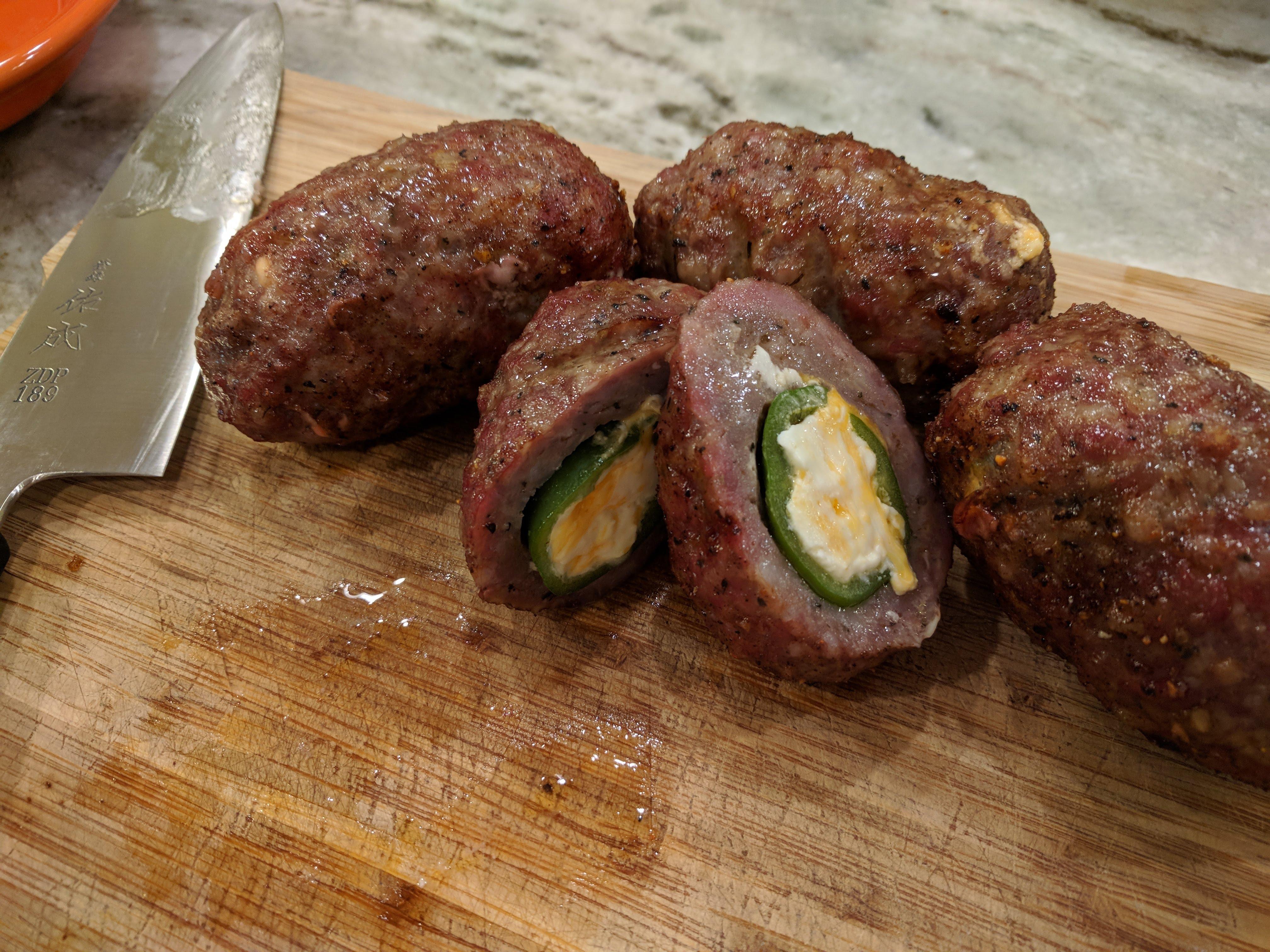 Armadillo Eggs Smoked Sausage Wrapped Jalapeno Poppers. r/smoking
