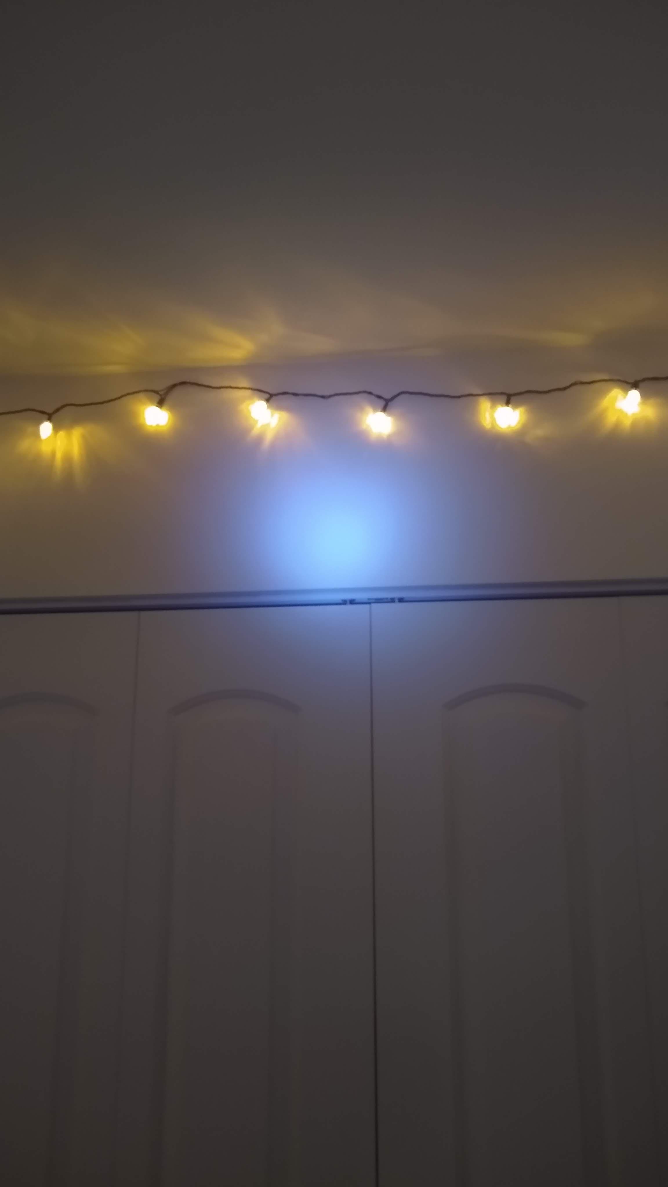 This (blue hotspot) is 30,000 lumens according to the box, 5 lumen GE