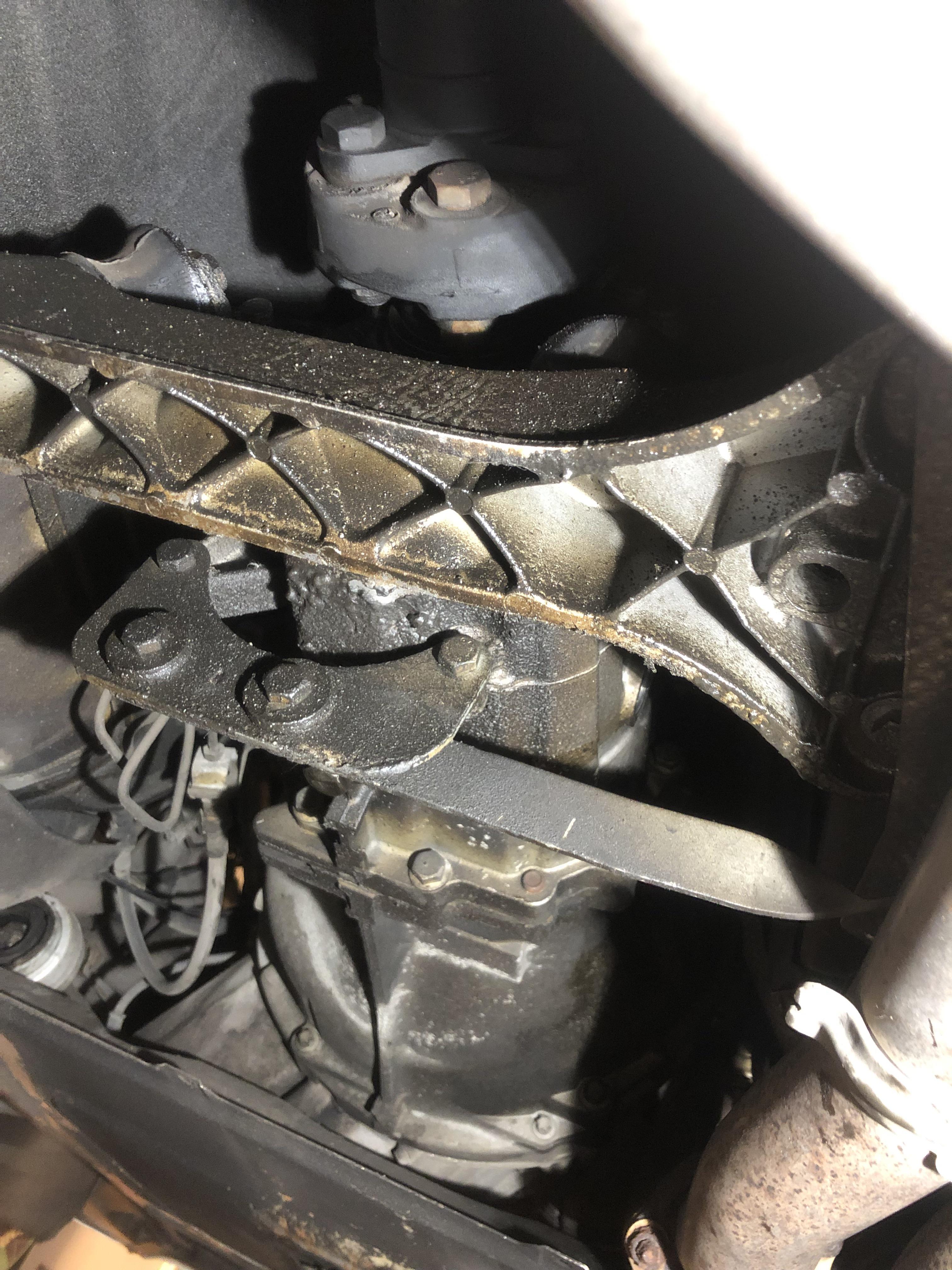 Changing my gearbox fluid and noticed oil/fluid under the gearbox. Is