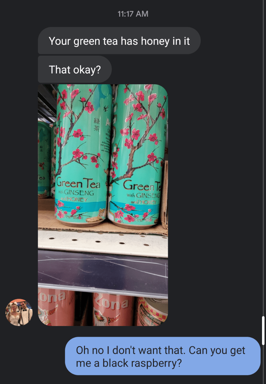 I'm on day 27 of being vegan. I asked my husband to pick me up an