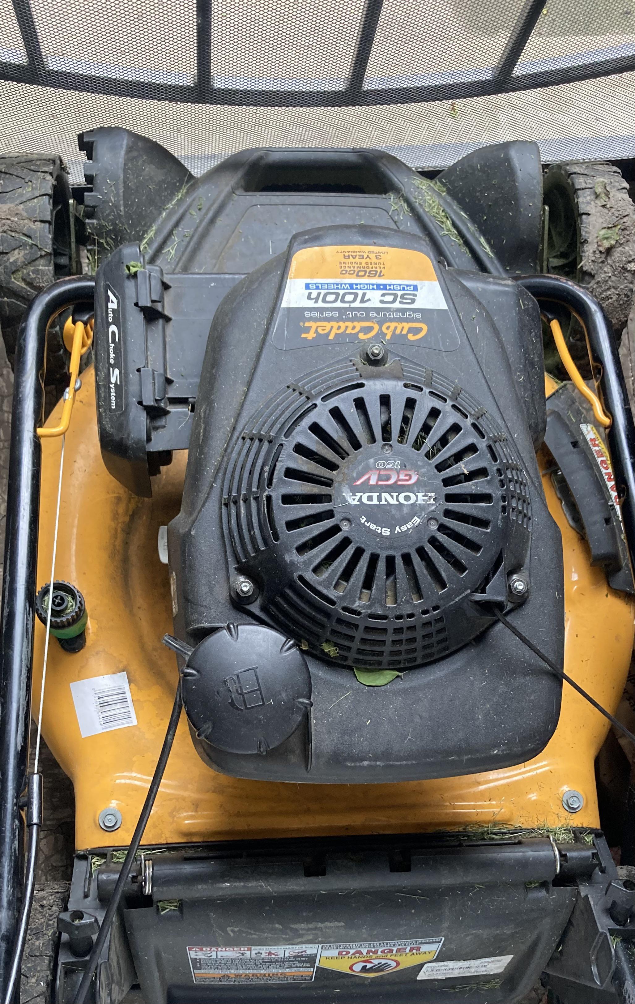 This sc100 was my first mower when I started my landscape business over