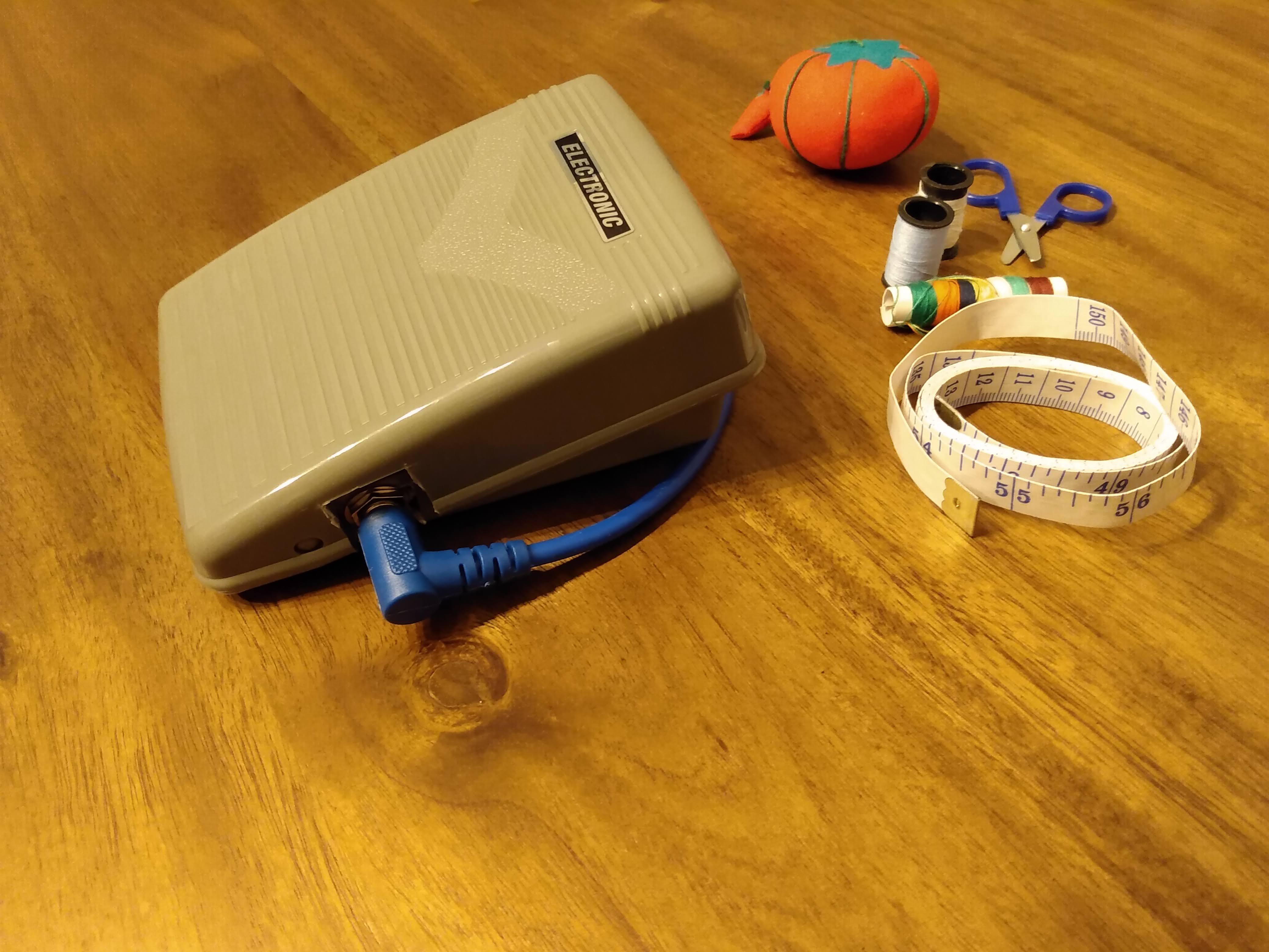 Turns out, sewing machine pedals make pretty good expression pedals