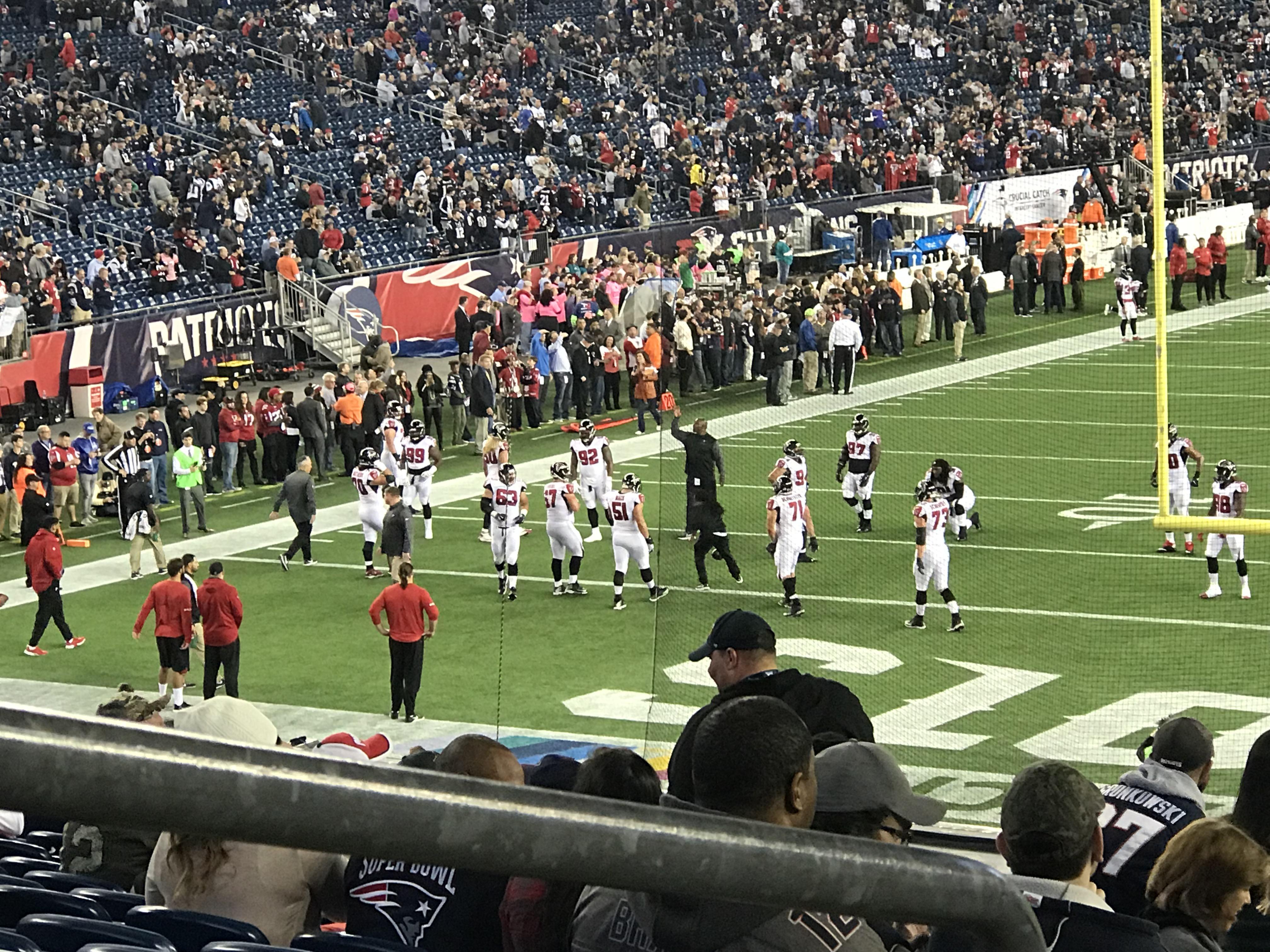 Rising up in Foxborough tonight !!! r/falcons
