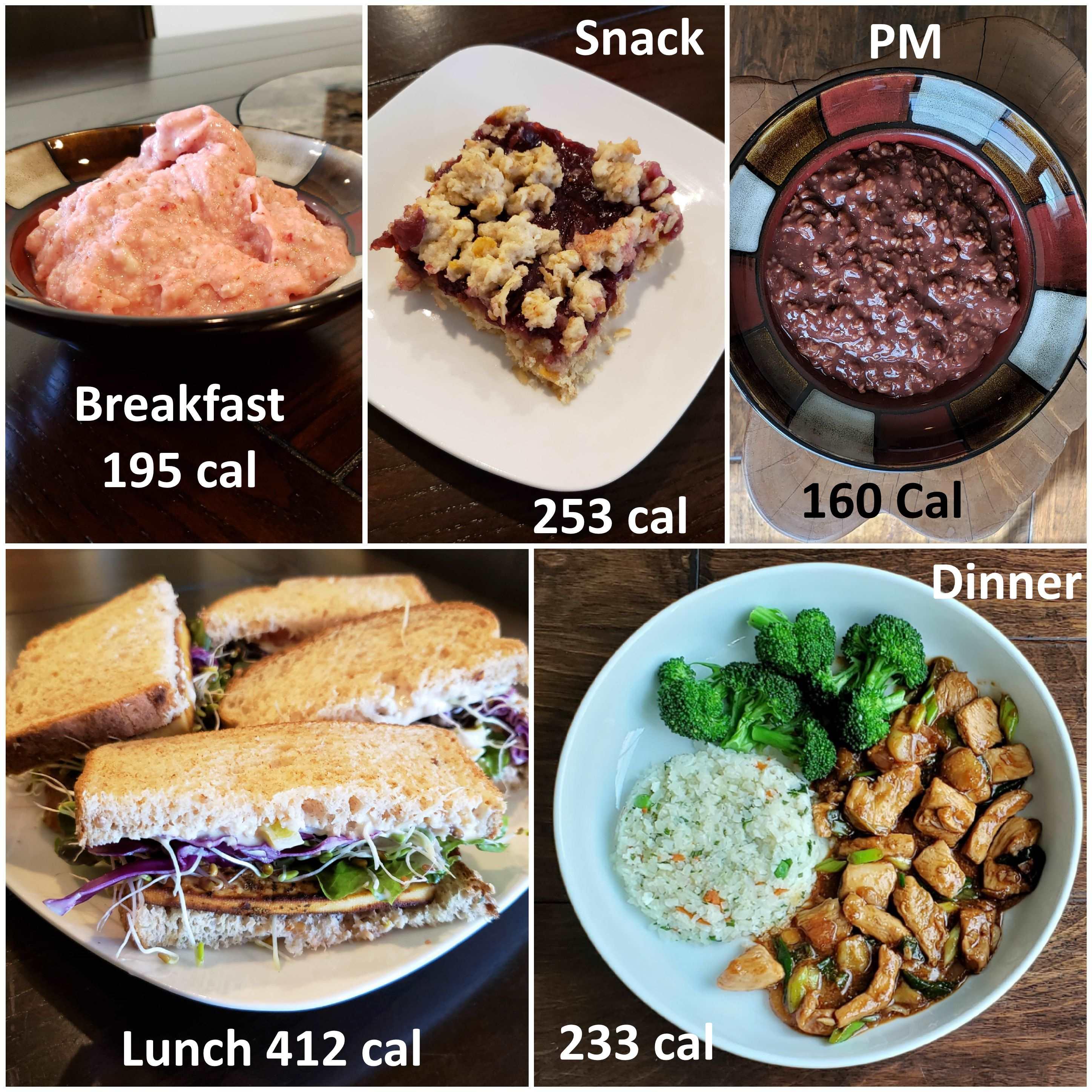 My Day, Tofu Sandwiches & Kung Pao Chicken 1278 calories r/1200isplenty