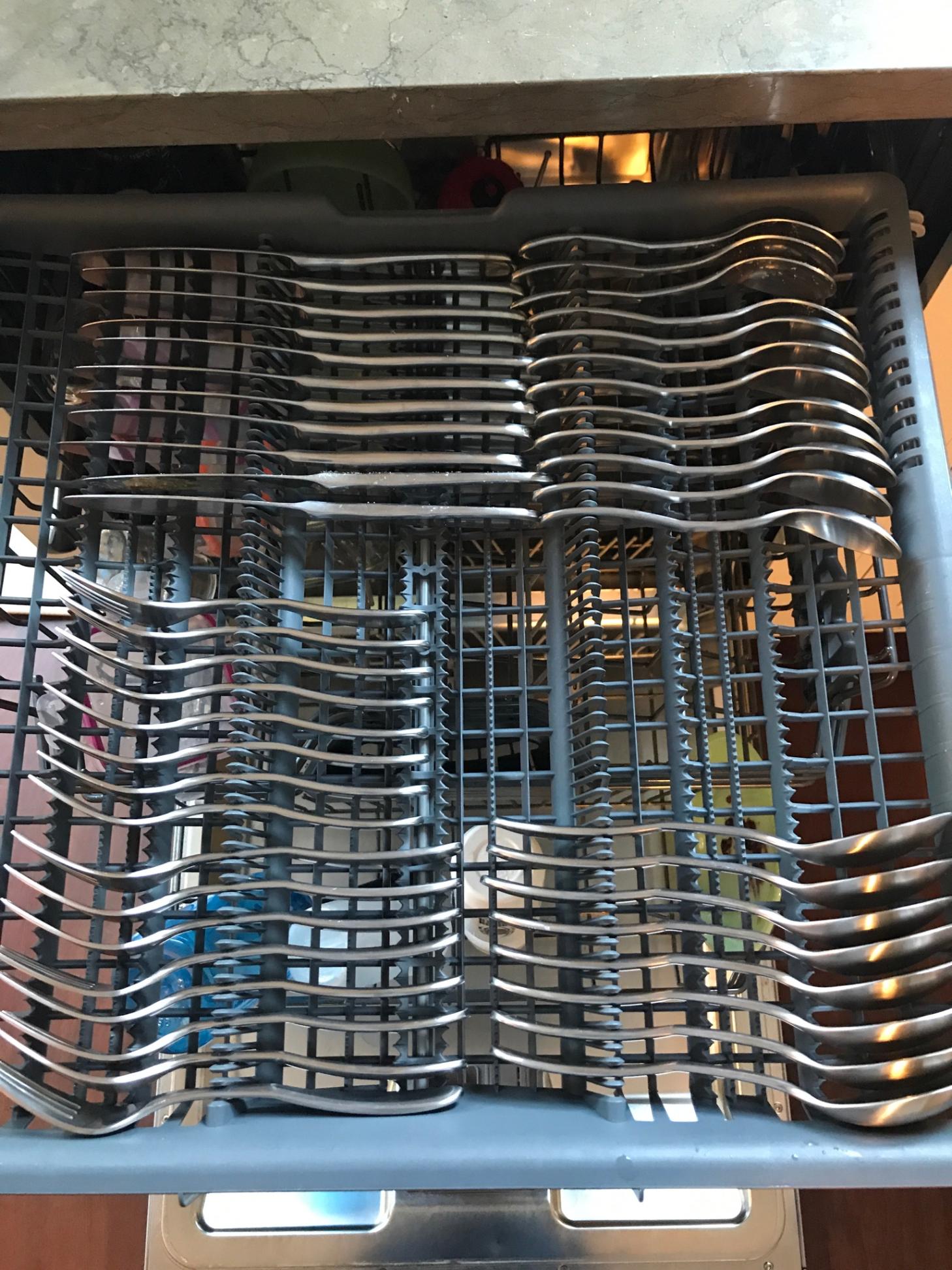 My mom bought new silverware and it needed to be washed before first