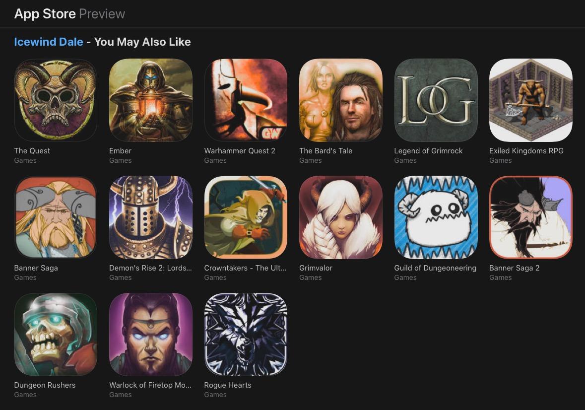 Reminder to check the "You may also like..." list for your favorite