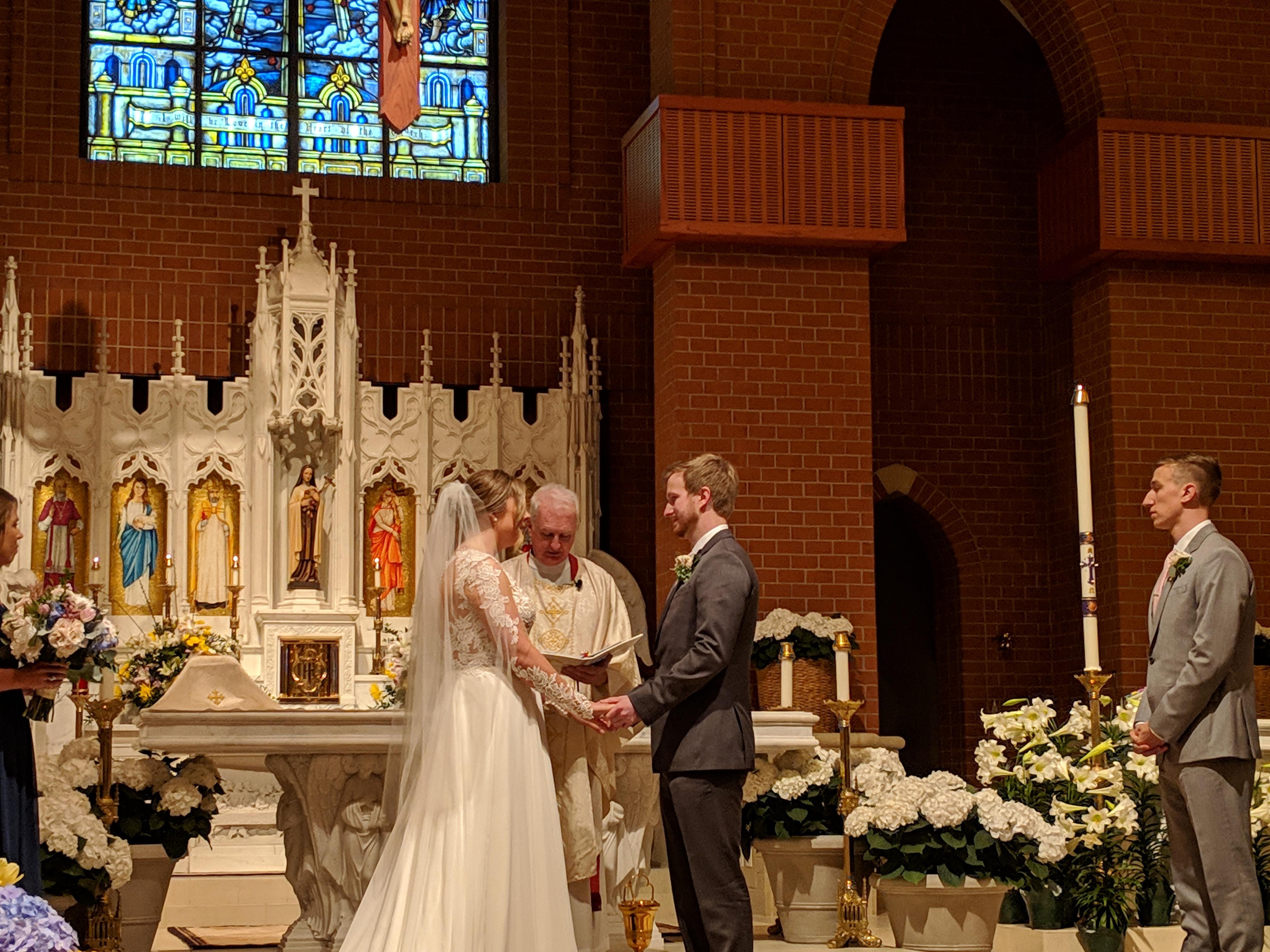 The Rite of Christian Marriage, Kimberley and Christopher 27 April 2019 St. Theresa's Parrish