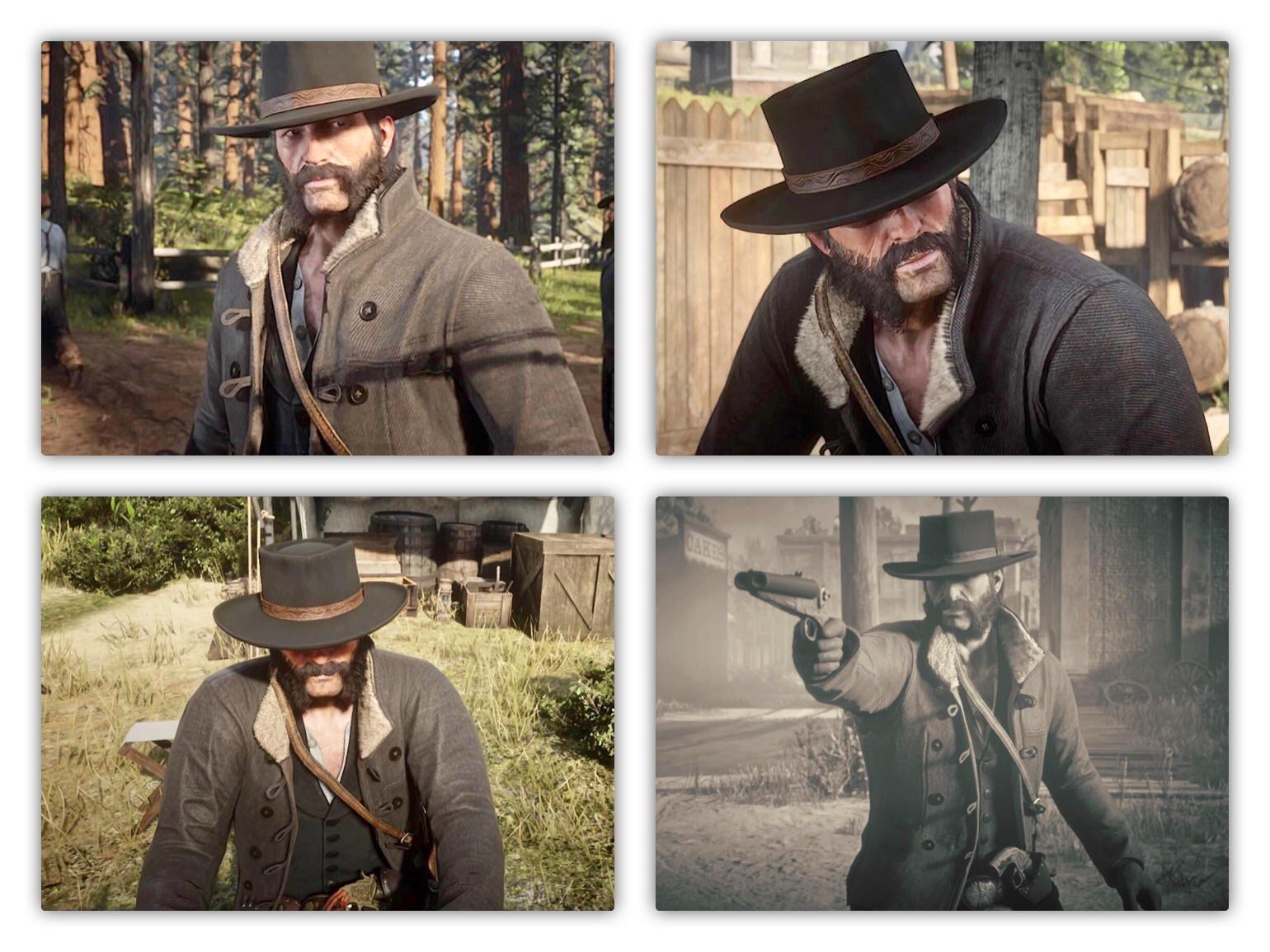 Love the black stalker hat! r/reddeadfashion