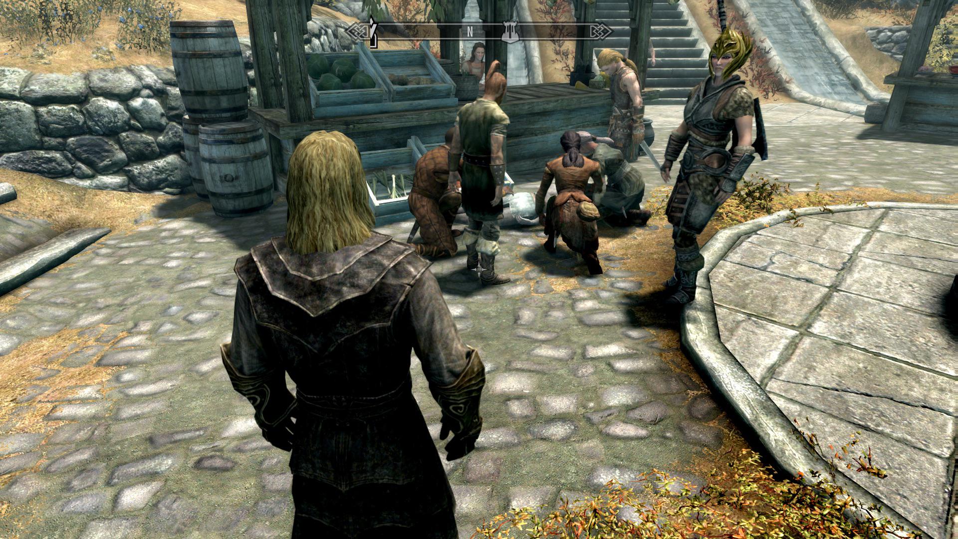 Why do they gather around this dead cultist? r/skyrim