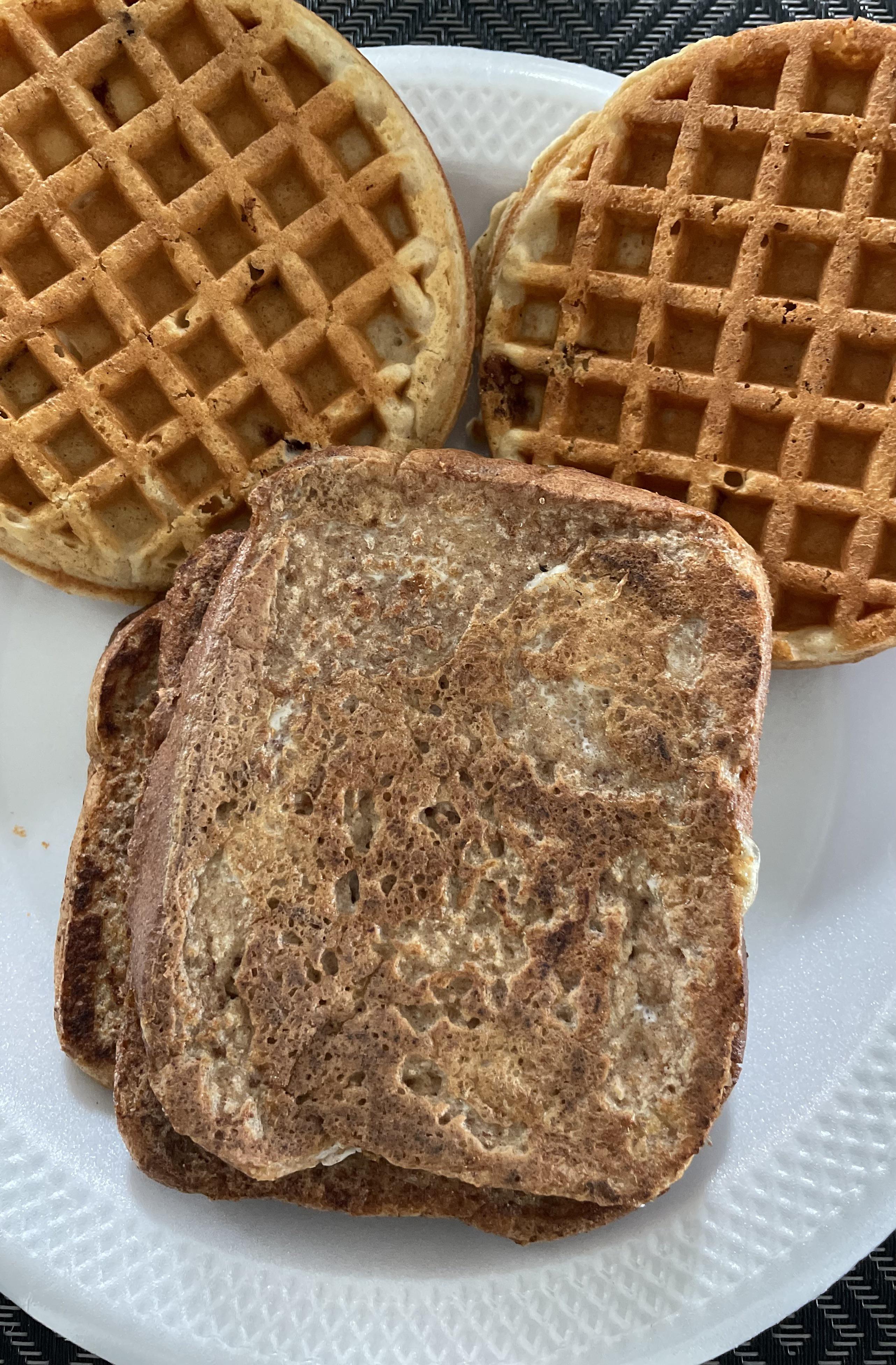Anabolic French toast and protein waffles r/Volumeeating