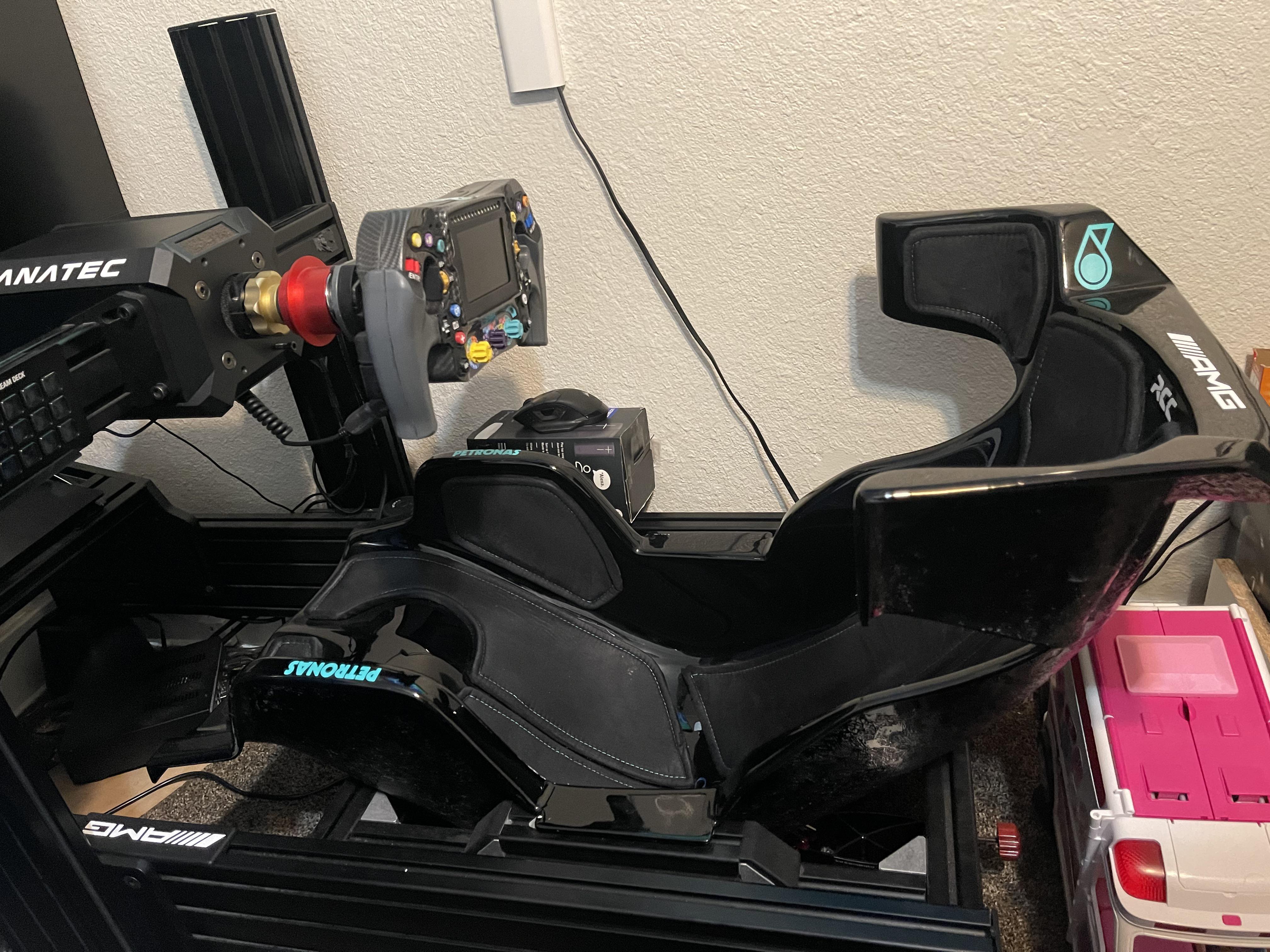 RCC formula 1 style seat for sale. Had it on an 80/20 rig. Asking 400