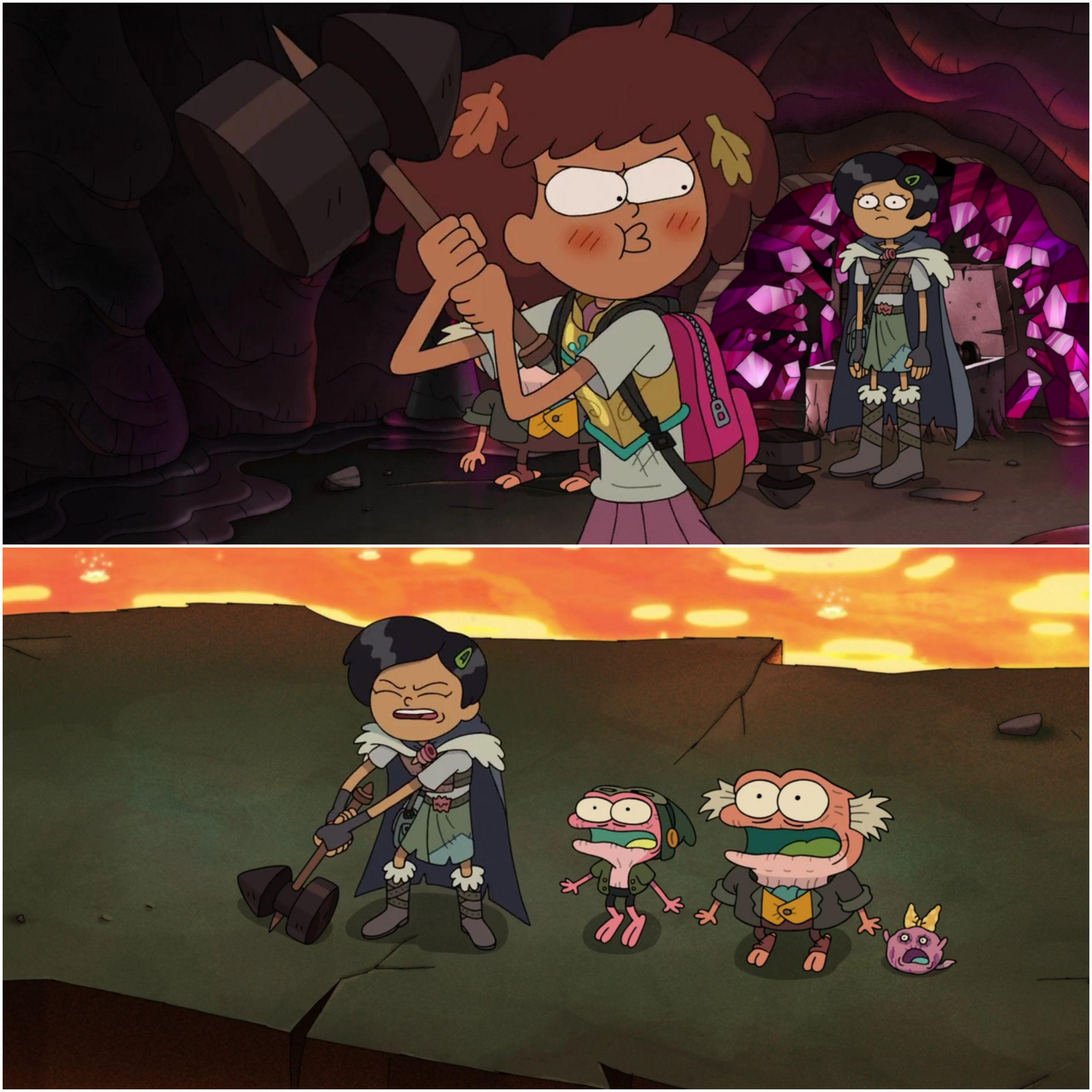 Even if Anne doesn't embody strength, her being able to lift the hammer