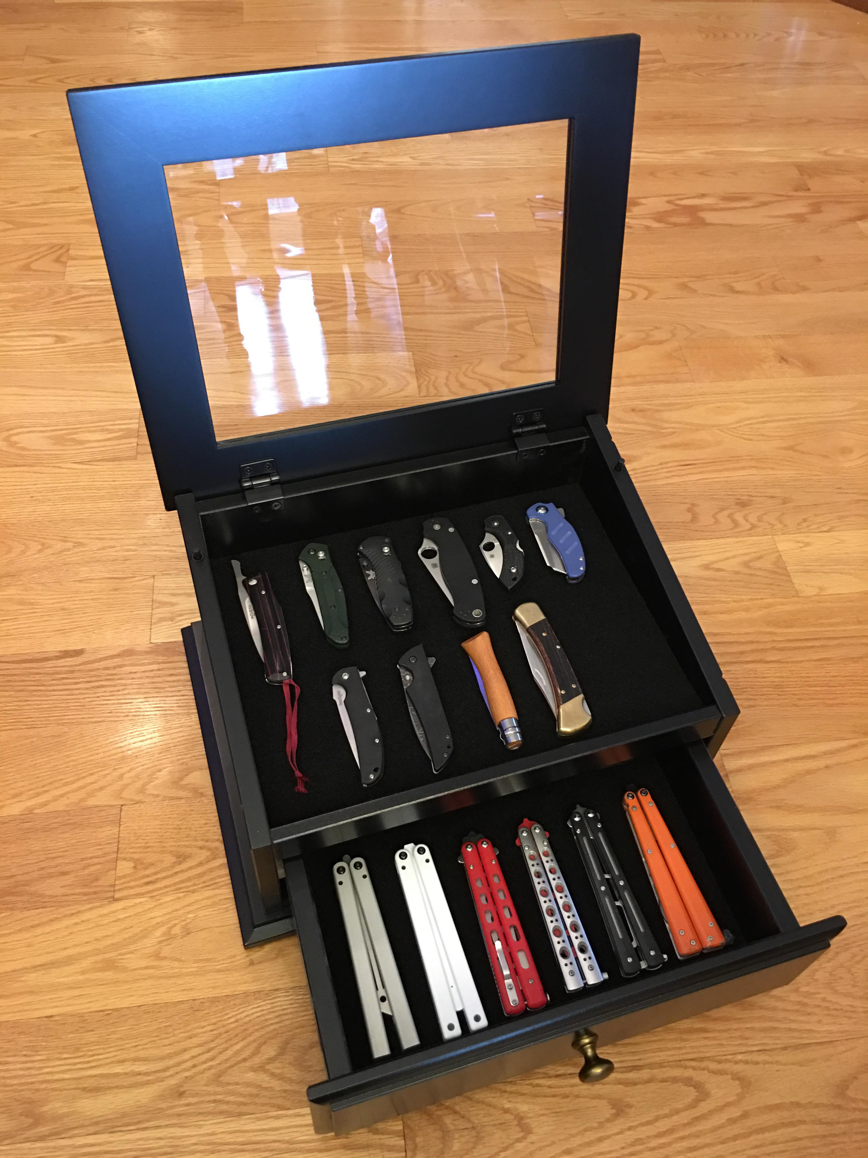 IKEA had a jewelry box marked down to 20. I finally have a place to