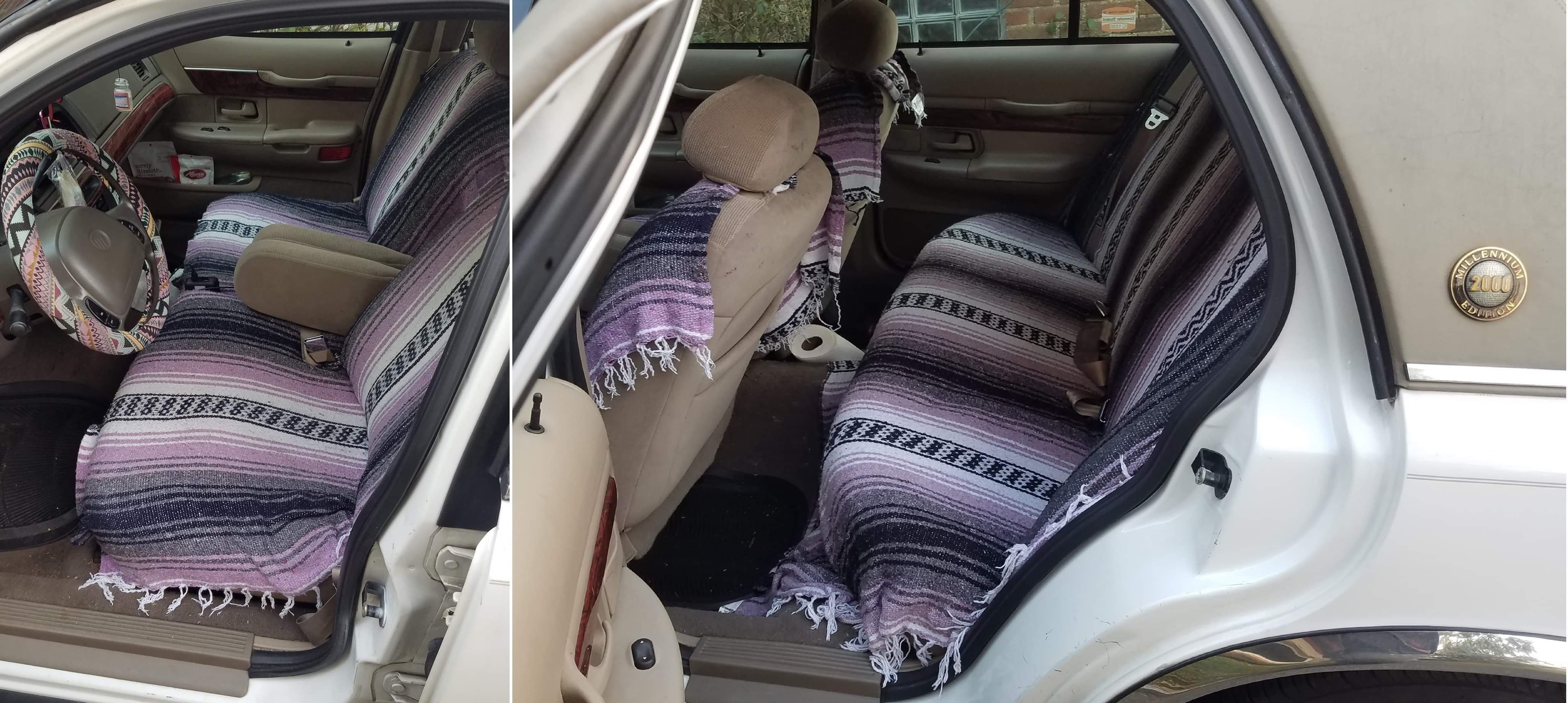 some DIY seat covers I made for my Grand Marquis Millenium Edition