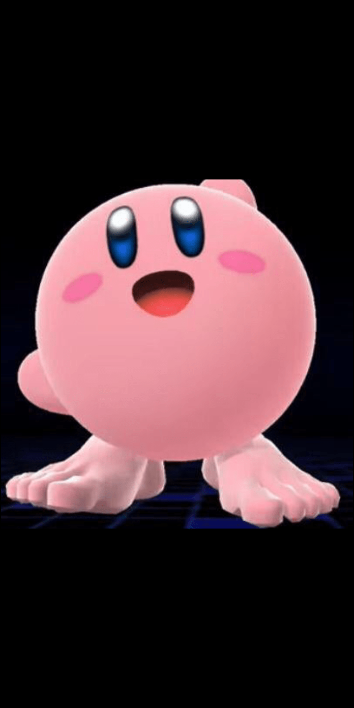 Kirby with feet r/Cursed_Images