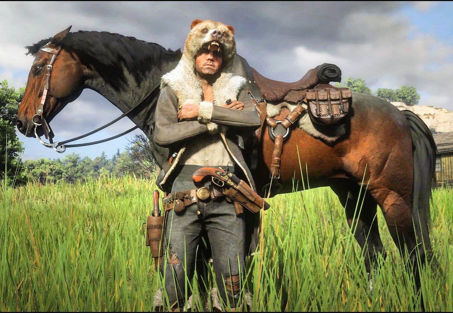 Legendary Ridgeback Spirit Bear Outfit. Finally a decent coat. r