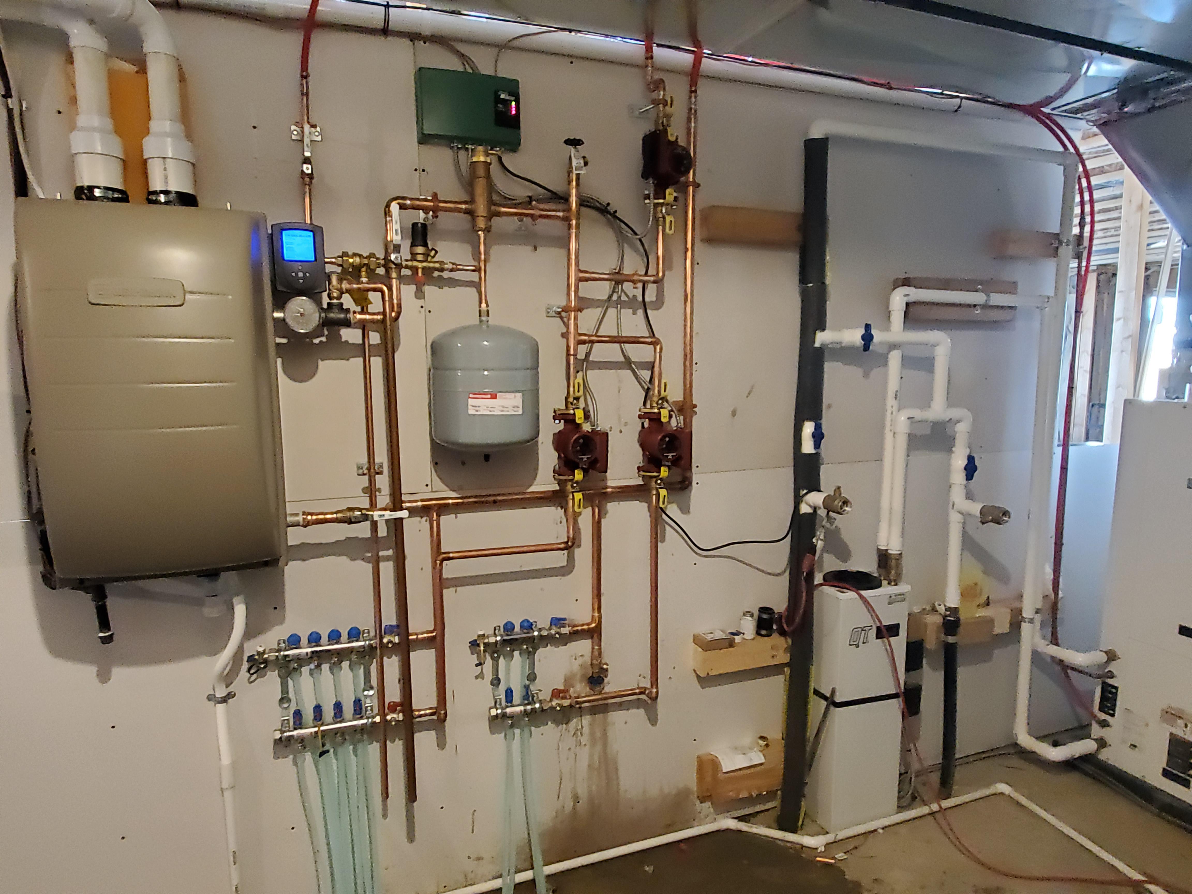 multi zone infloor heat GAS boiler r/HVAC