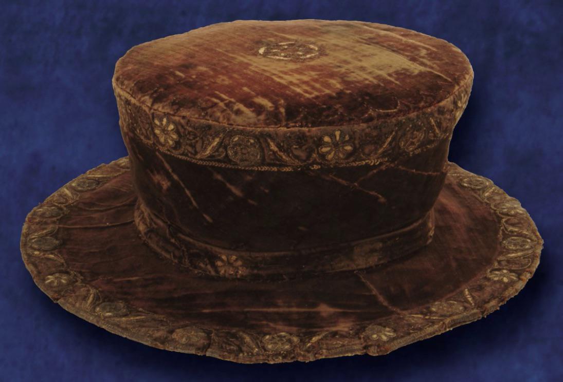 This was King Henry VIII of England’s hat, worn on the way to his