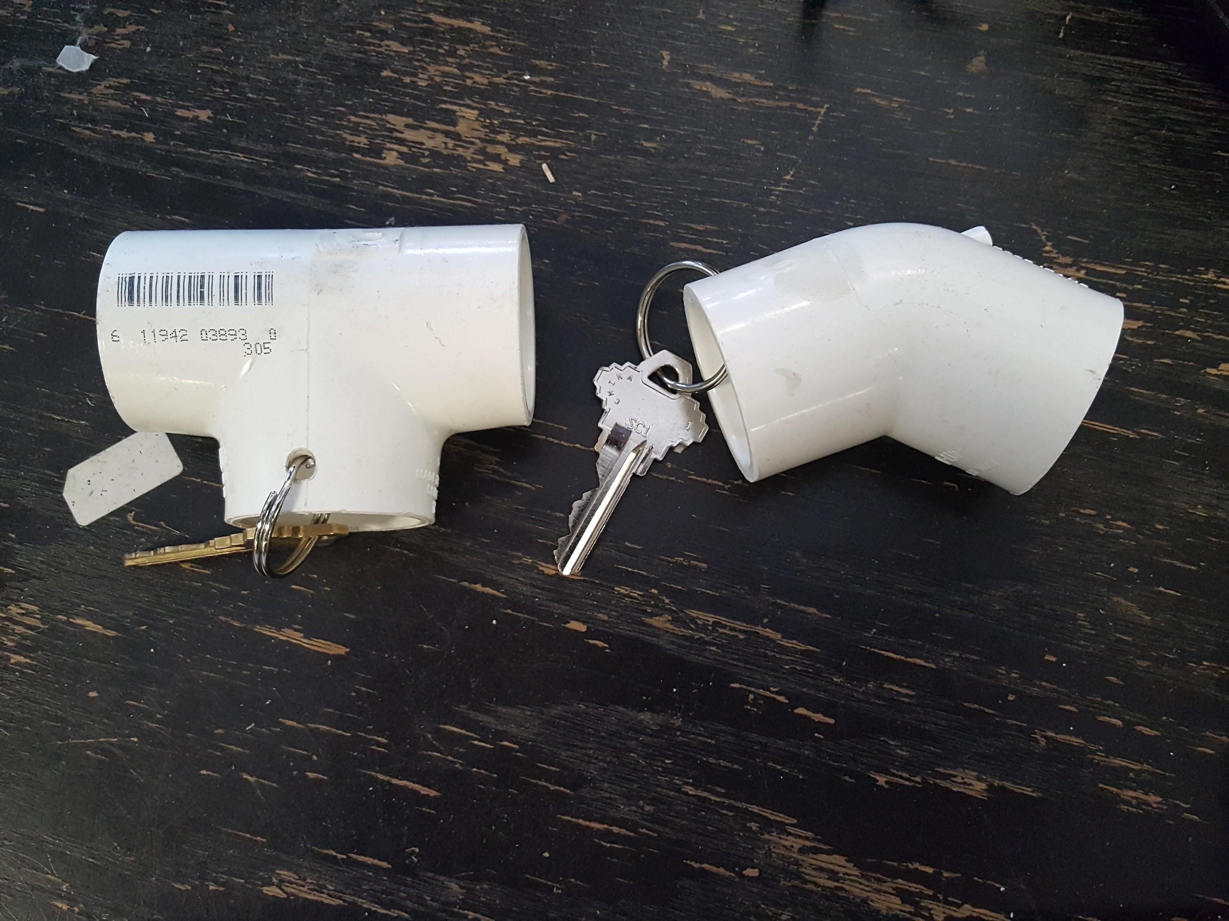 This hardware store's bathroom keys r/funny