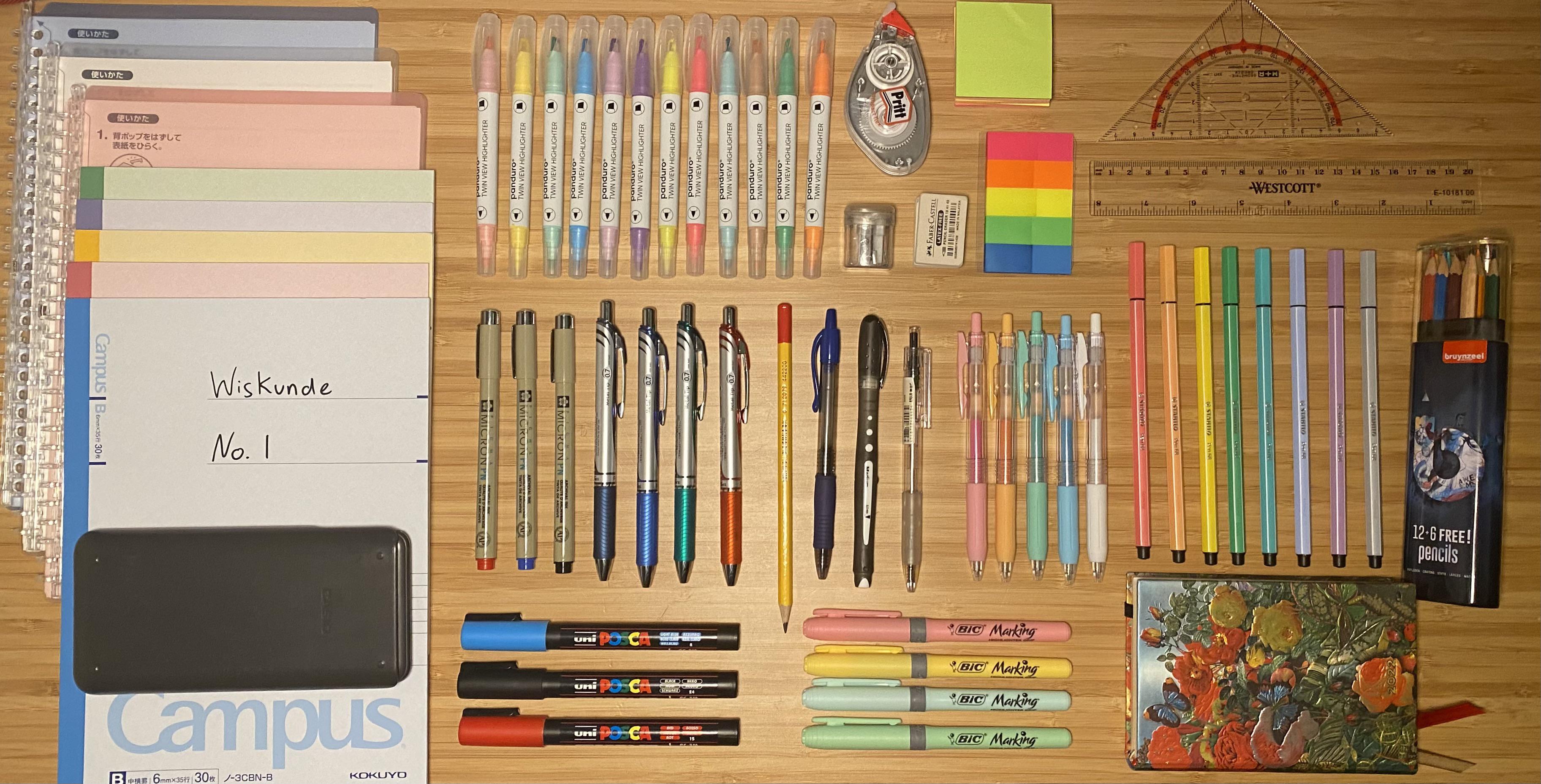 All of my current stationery! Laid out all neatly r/stationery