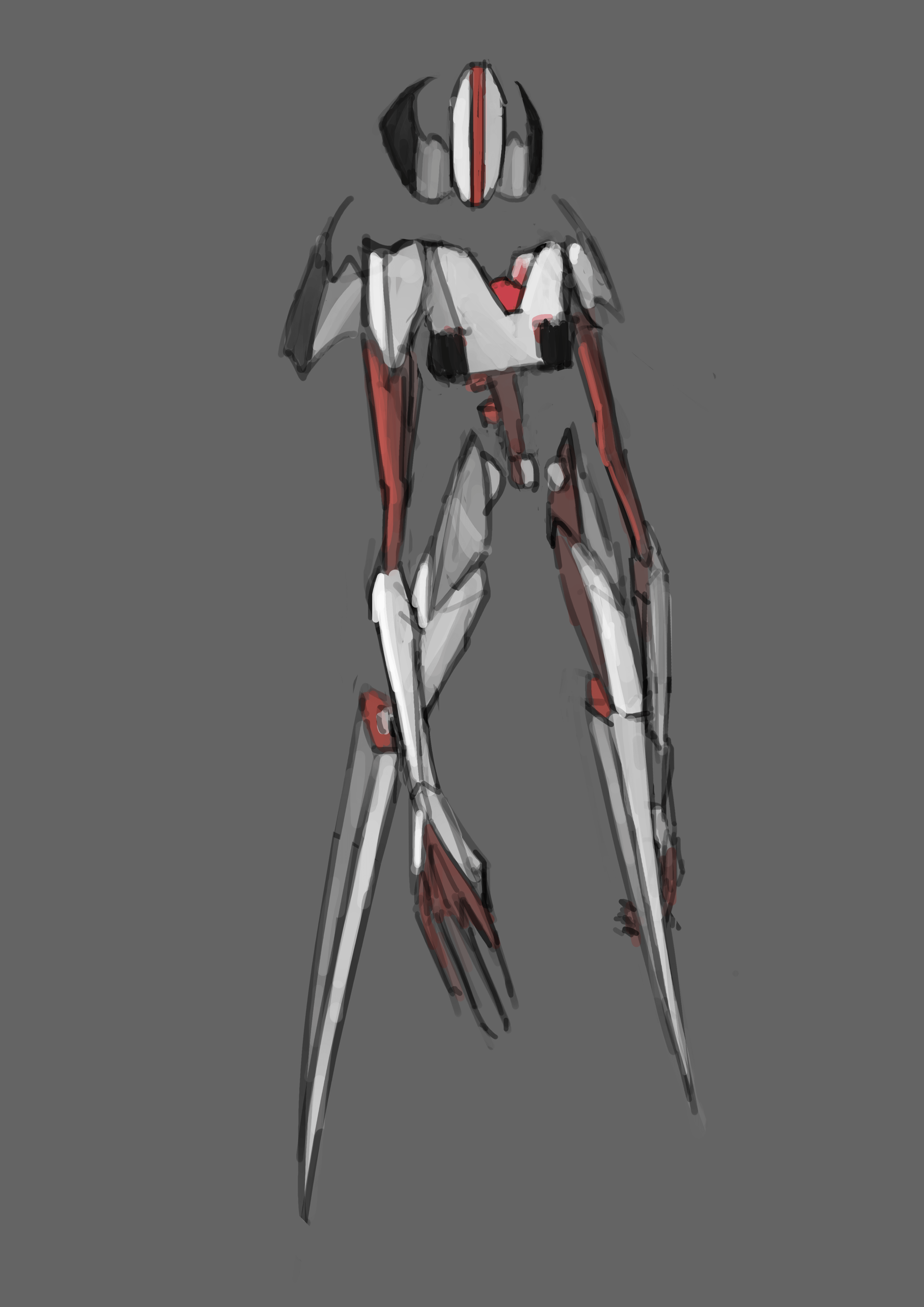 Creepy Mech Concept Conceptart