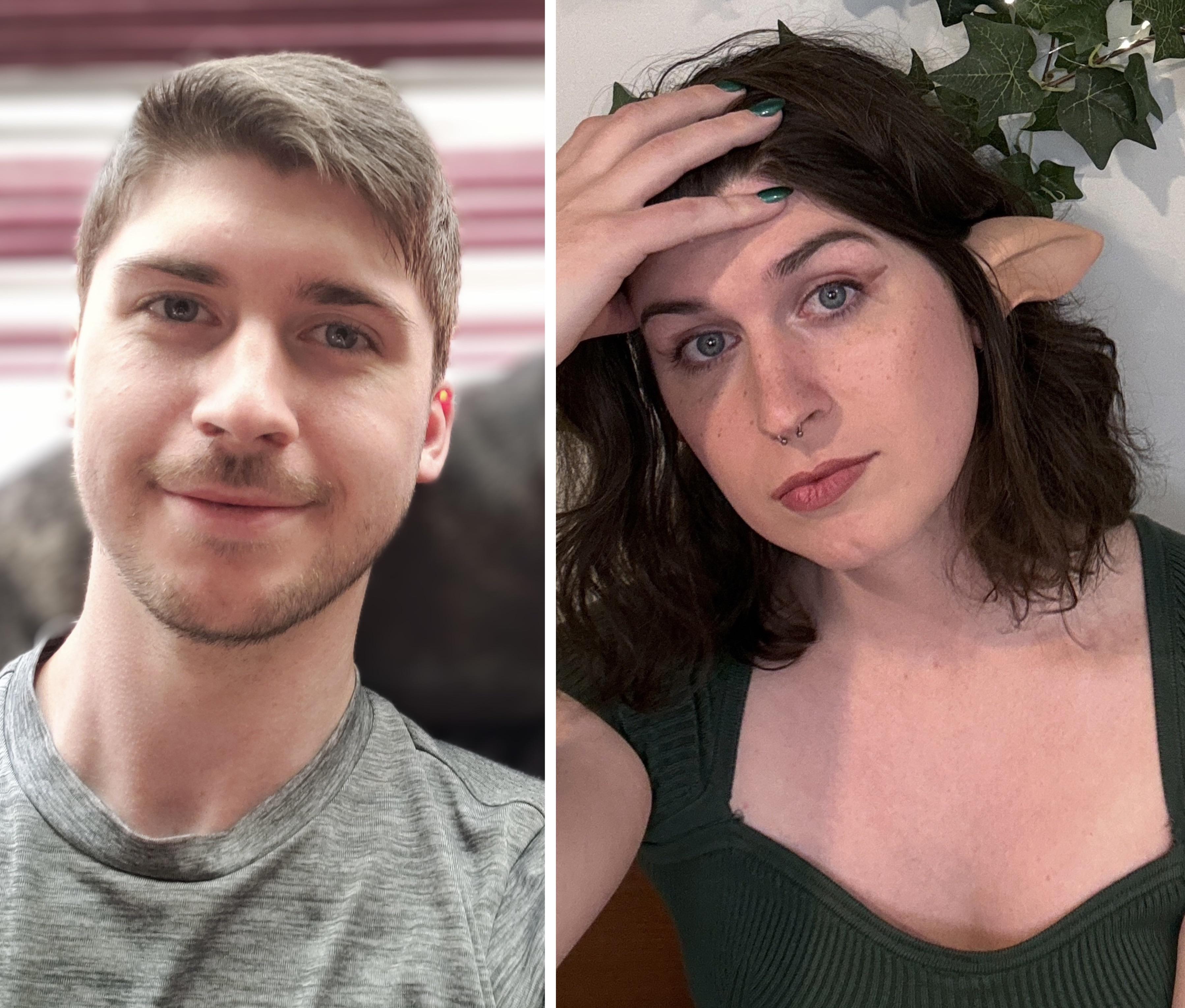 I dunno what happened but 14 months HRT and now I’m doing gelfling photoshoots. Life is funny 😆