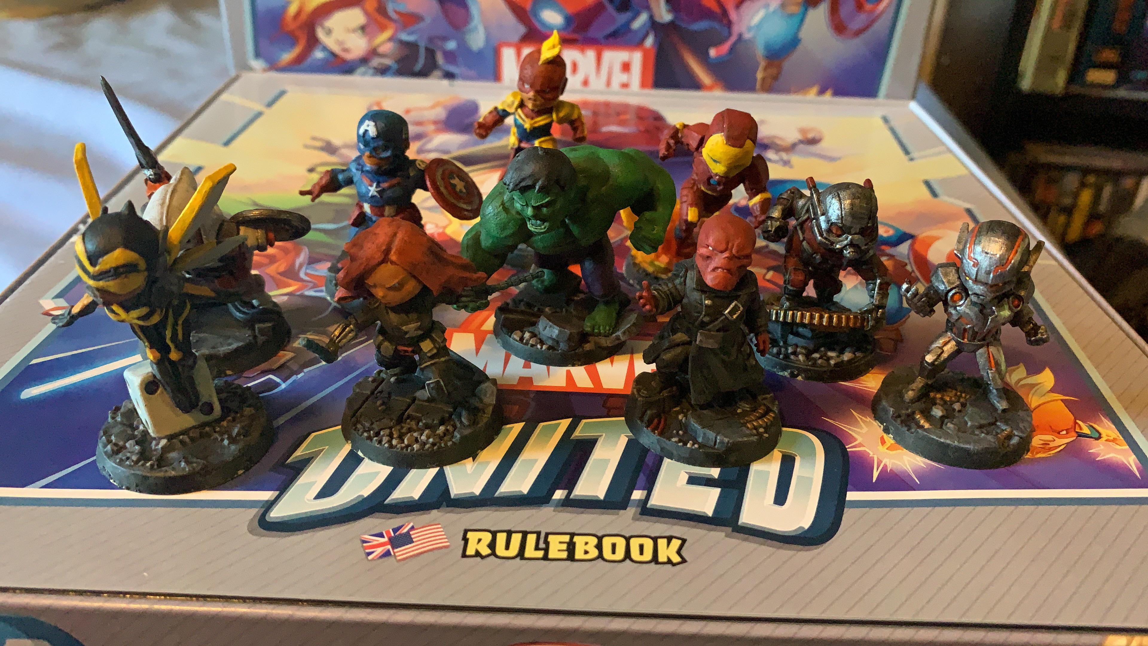 My finished Marvel United Painted Figures r/MarvelUnited