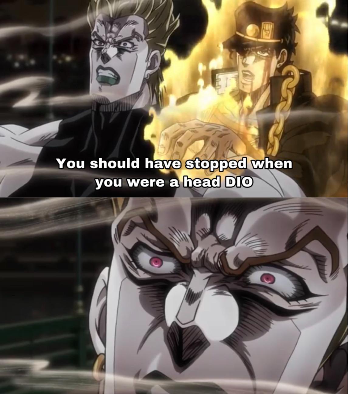He has a point DIO ShitPostCrusaders