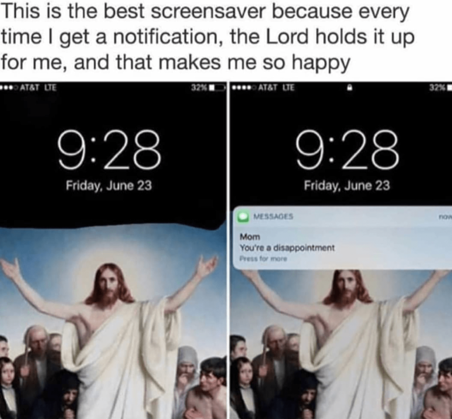 I love my Mom and Jesus ) memes