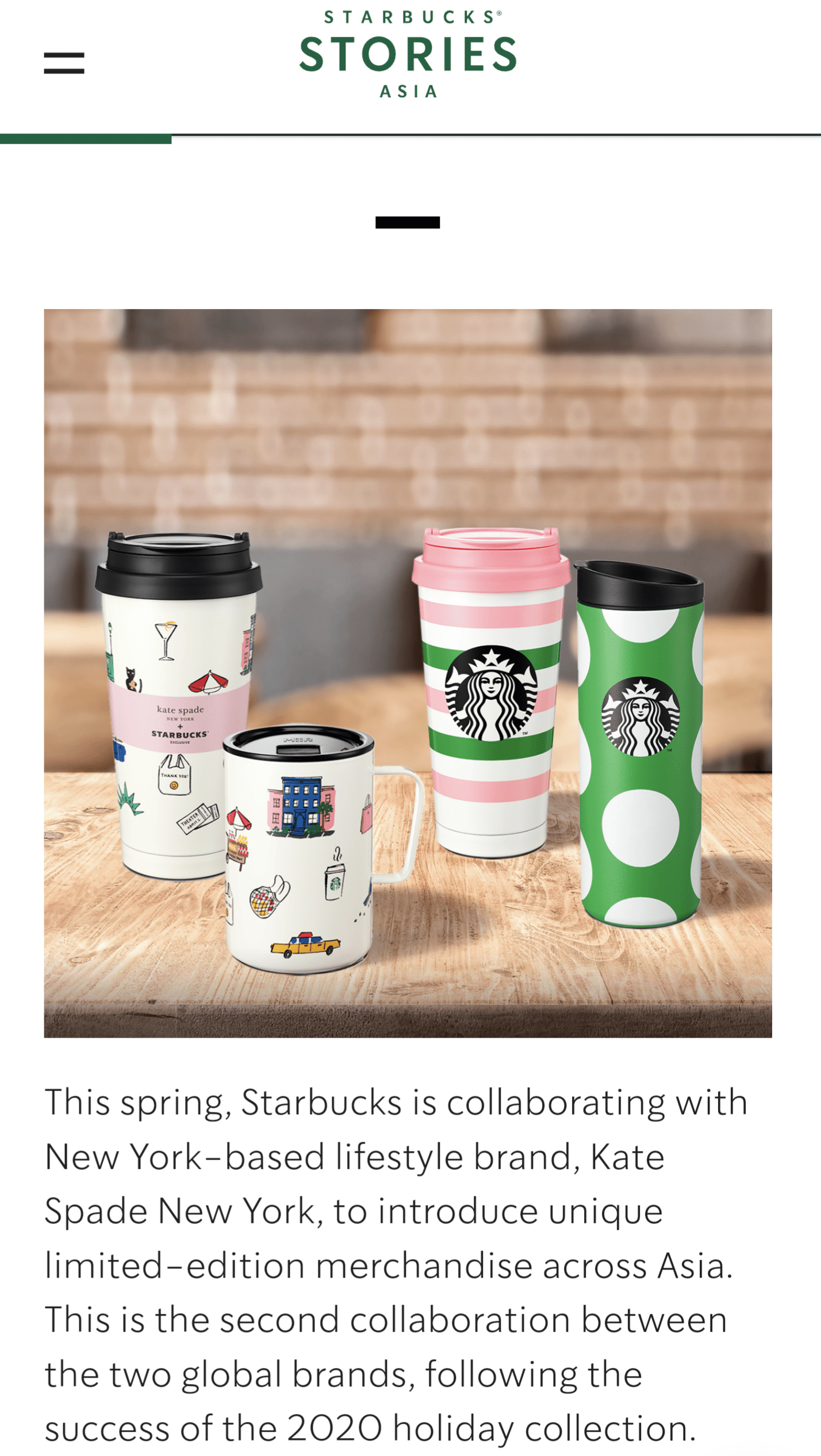 Starbucks x Kate Spade Collection r/starbucks