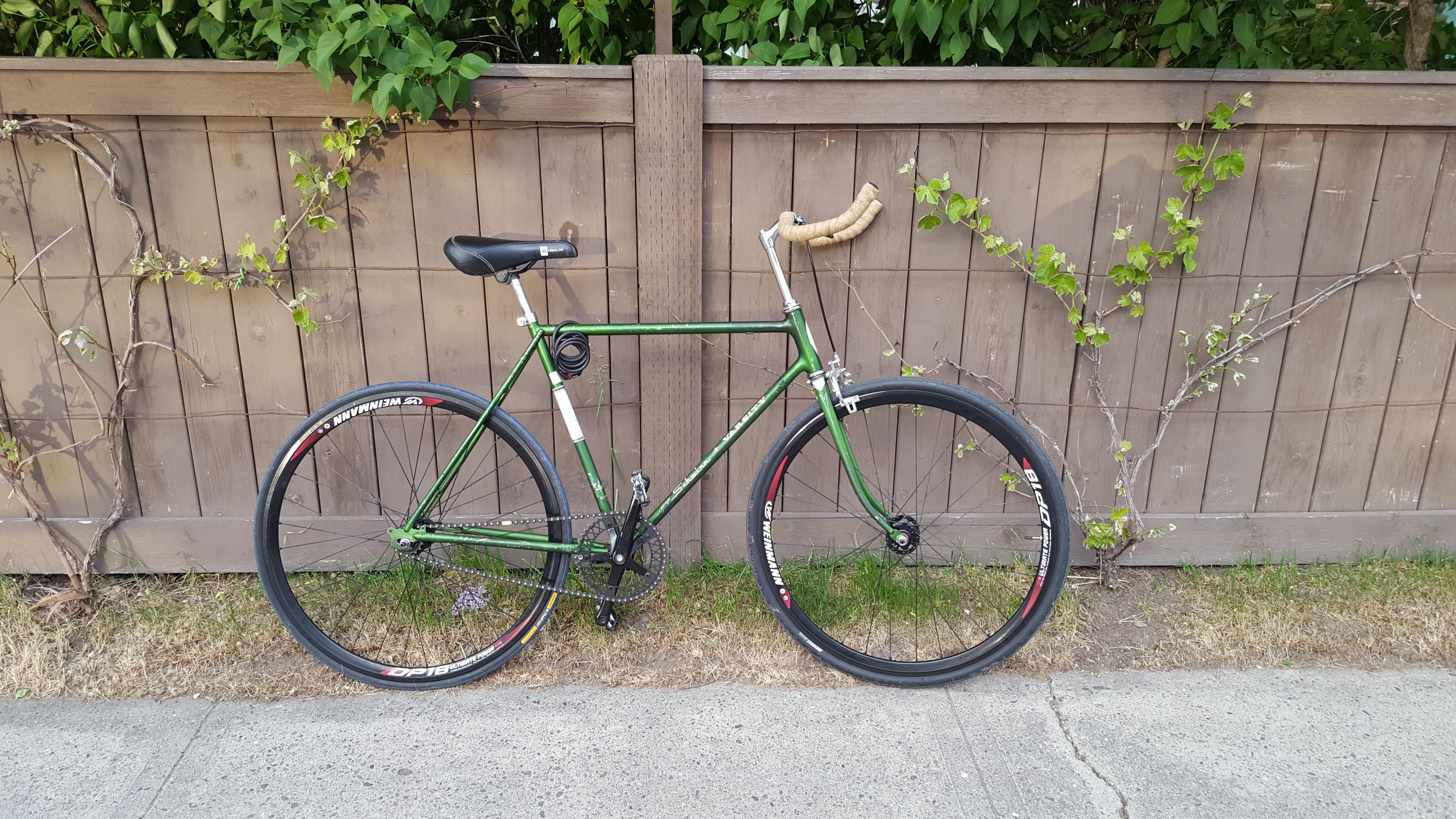 Finally built it all and got a pinch flat 15 minutes after I took this